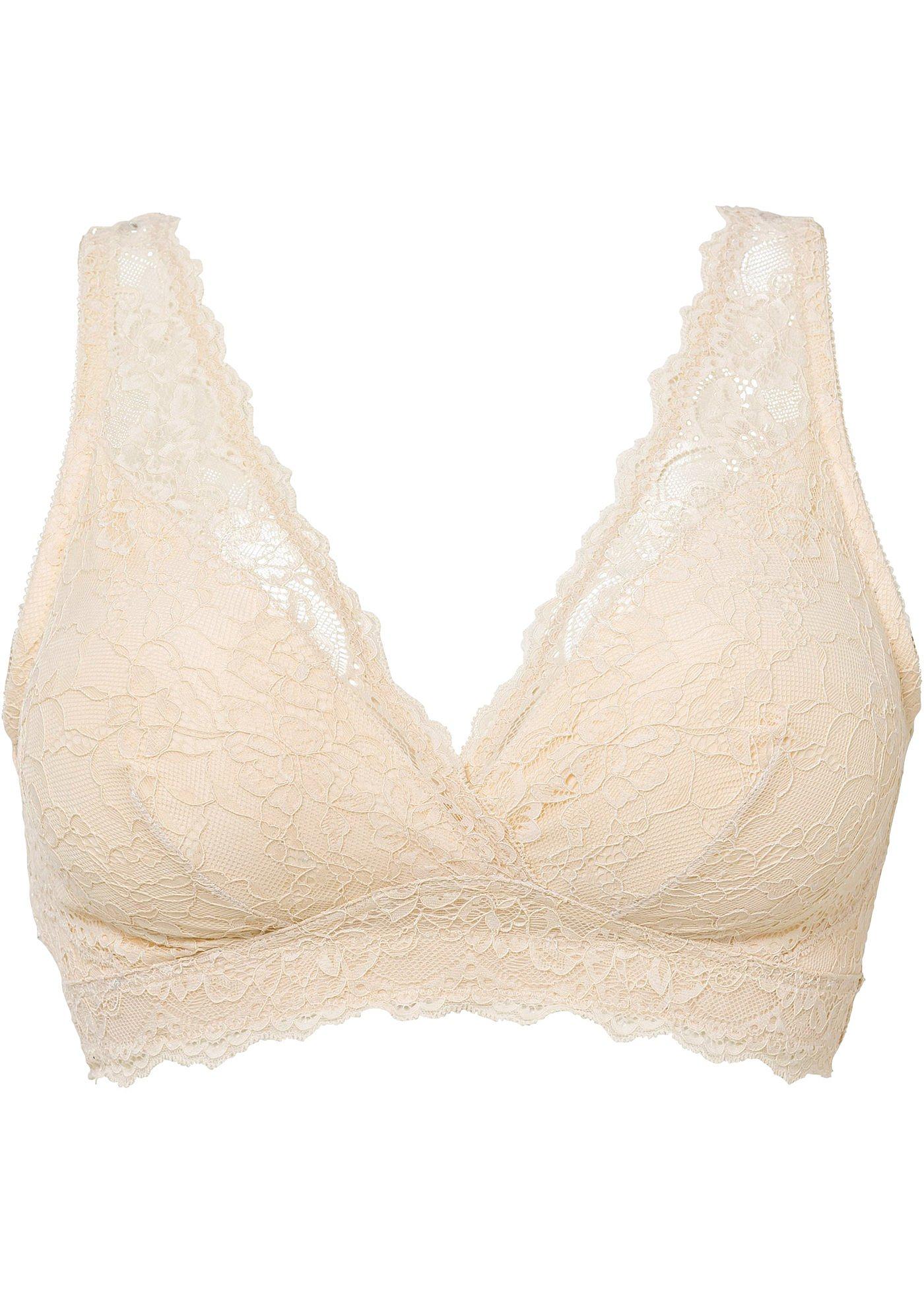 Soutien-gorge d'allaitement en dentelle recyclée