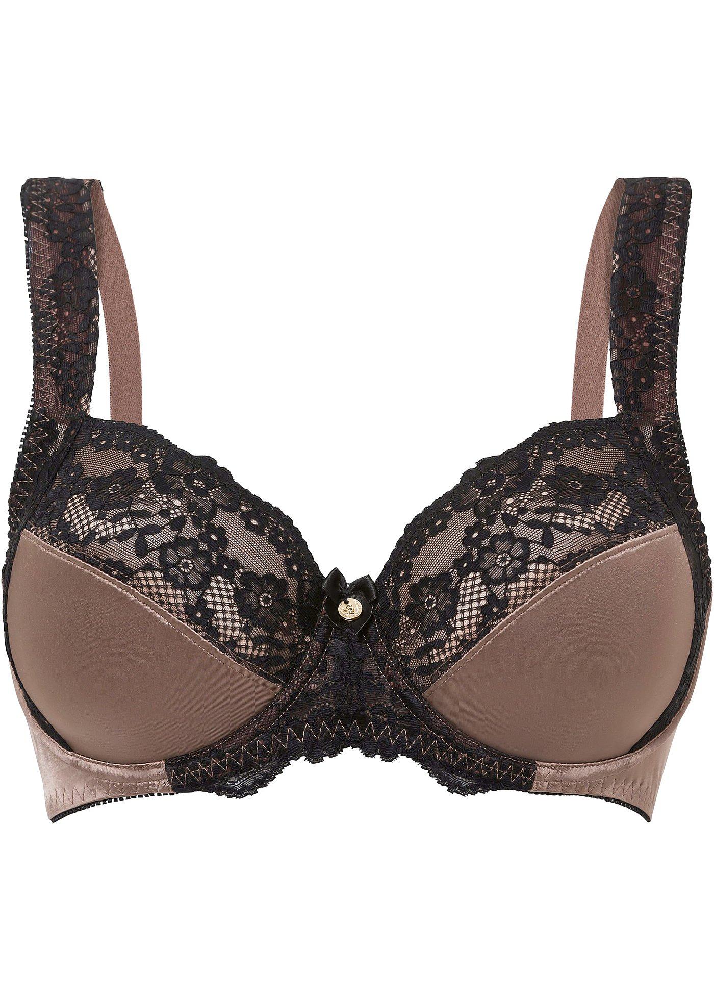 Soutien-gorge à armatures avec matière brillante