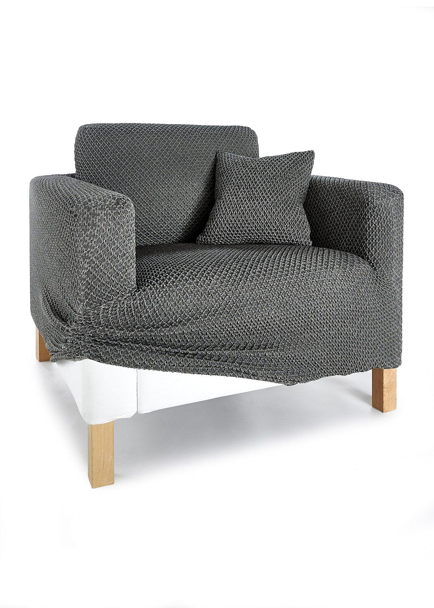 Housse avec effet jacquard