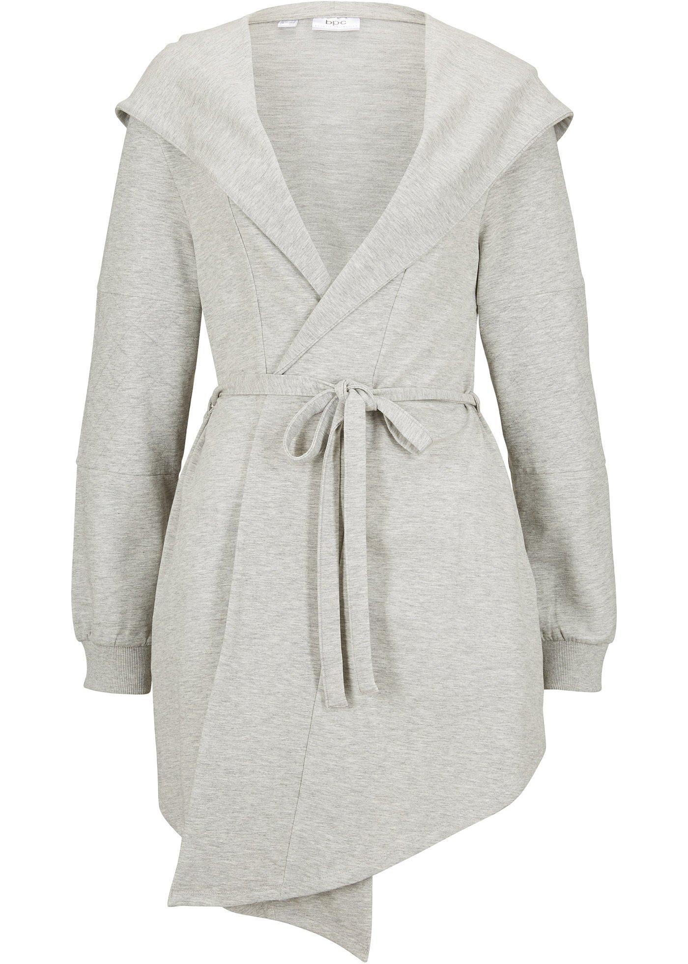 Veste sweat avec col châle