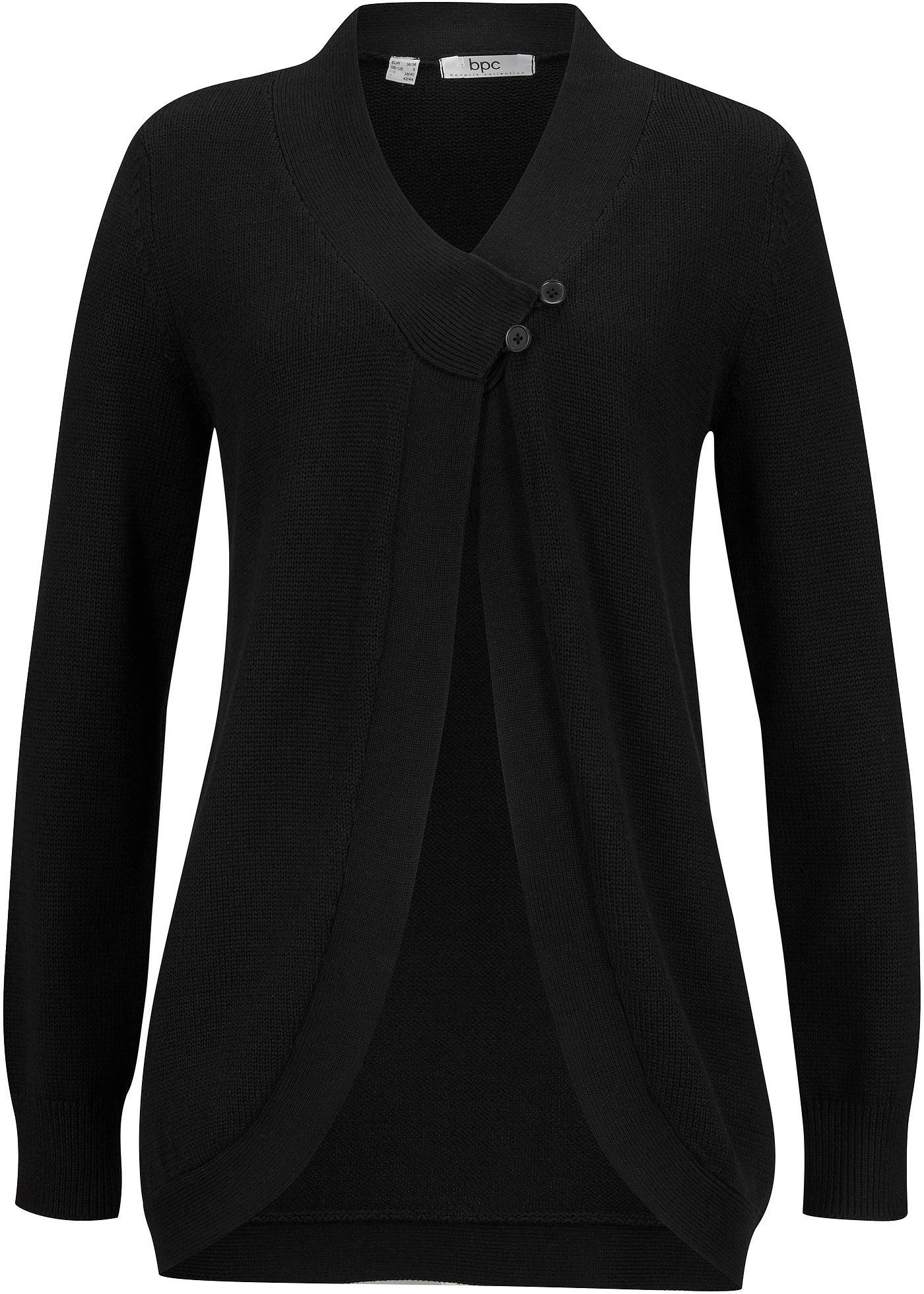 Gilet en maille avec base arrondie