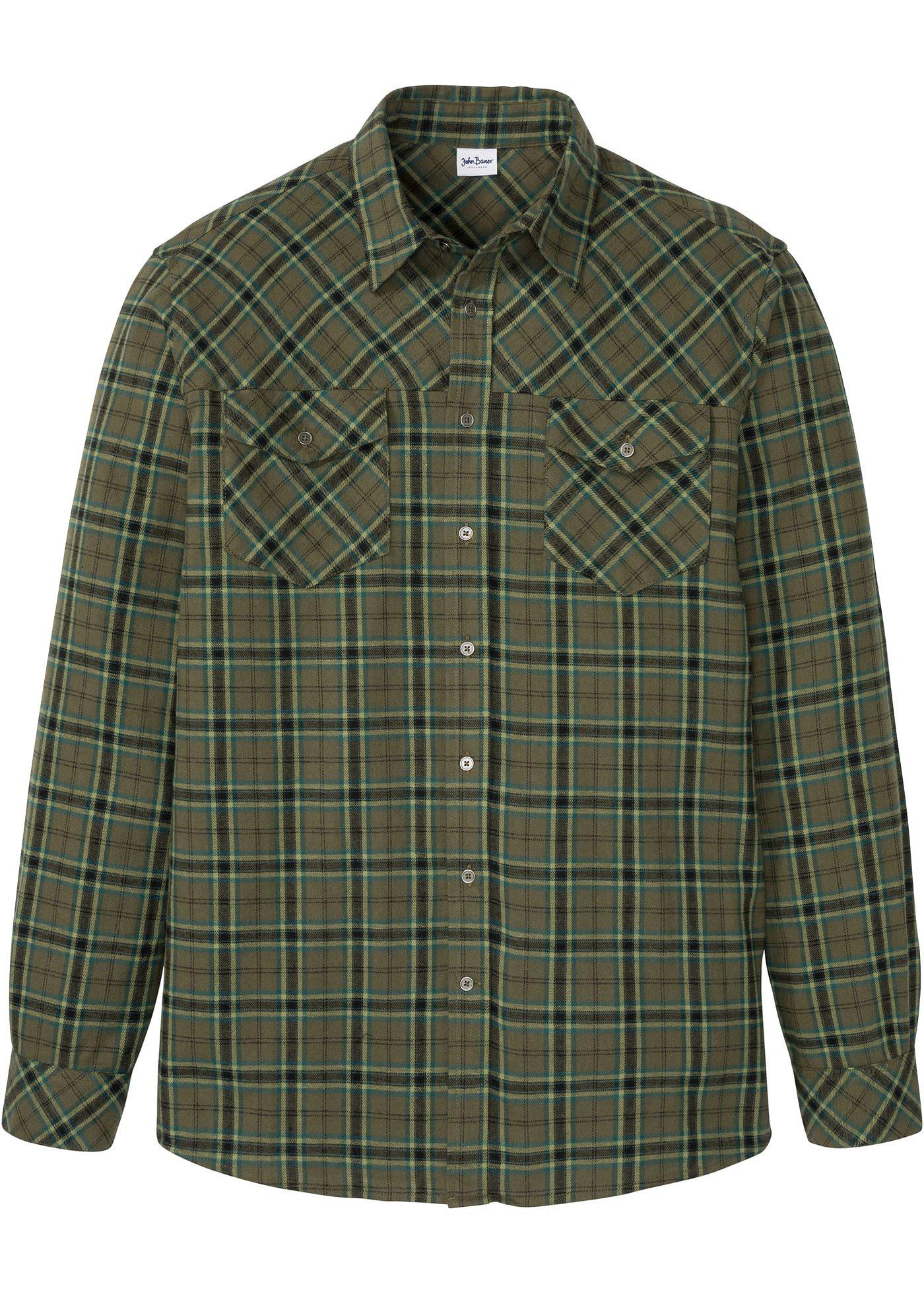 Chemise manches longues en flanelle en coton doux sur la peau