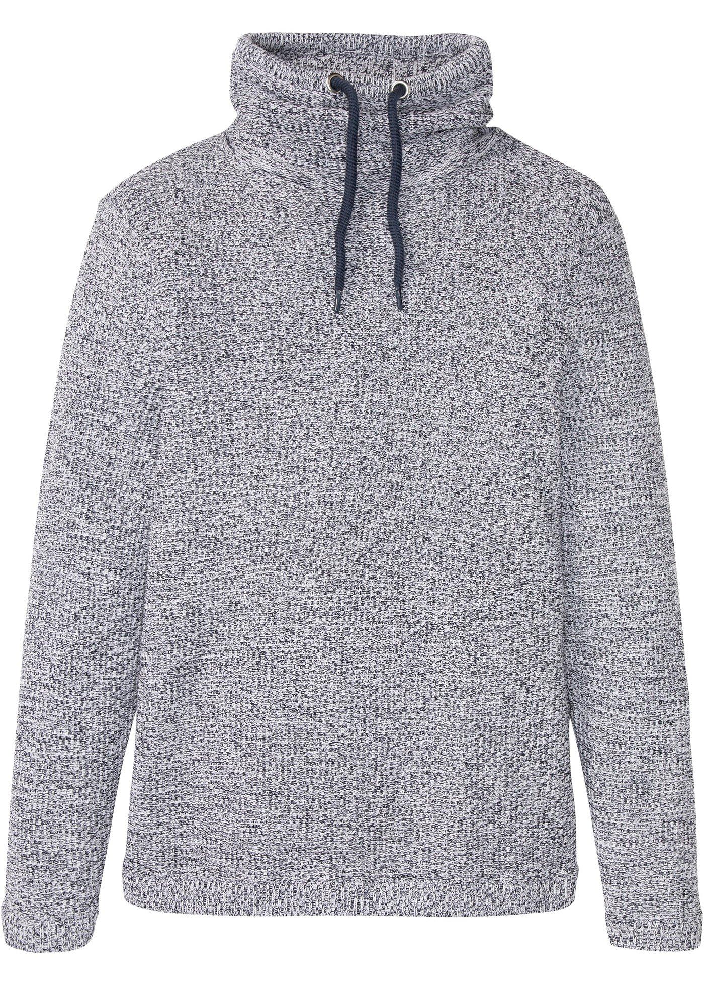 Pull à col châle avec coton recyclé, Slim Fit