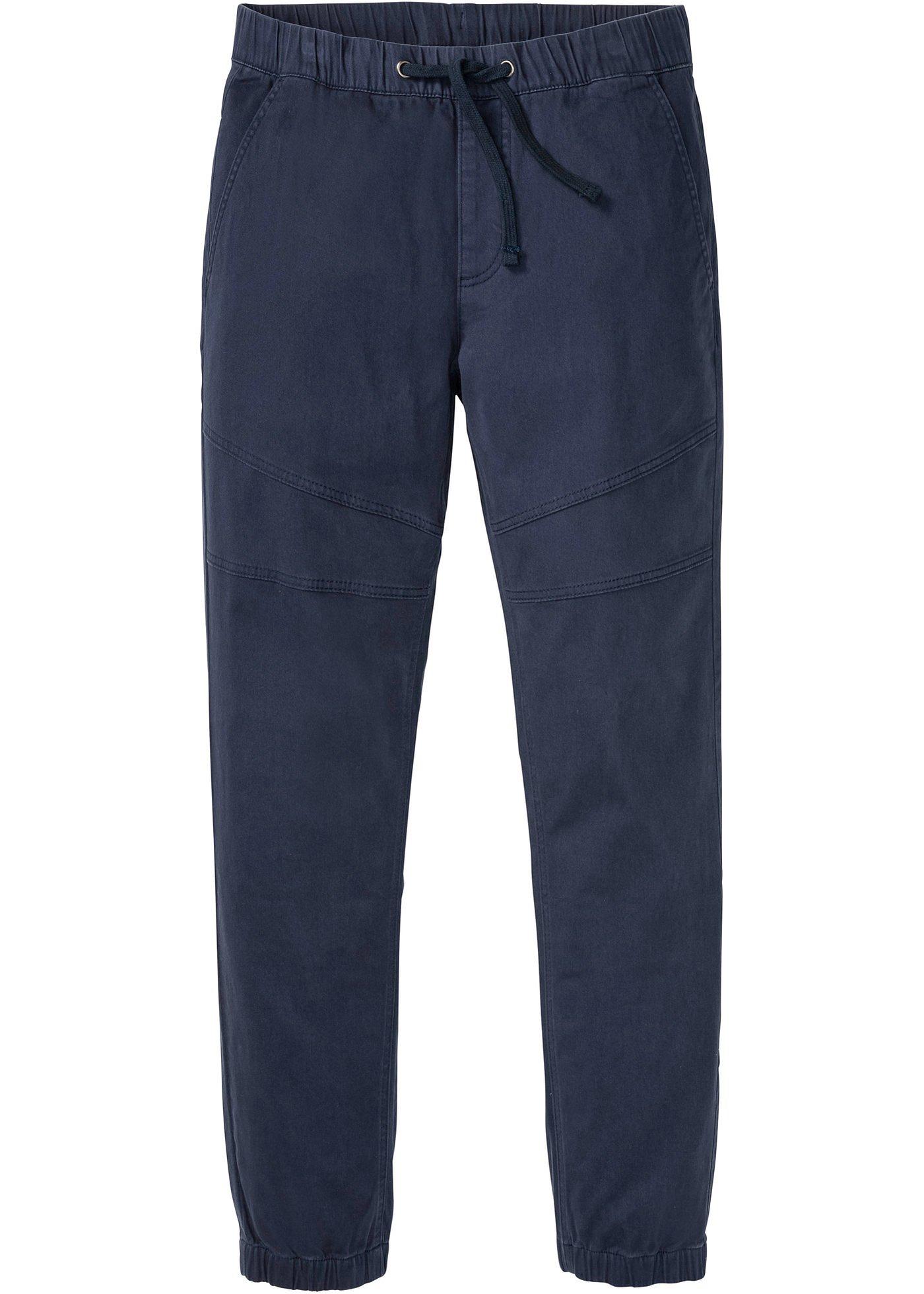 Pantalon taille extensible avec coton bio, Slim Fit