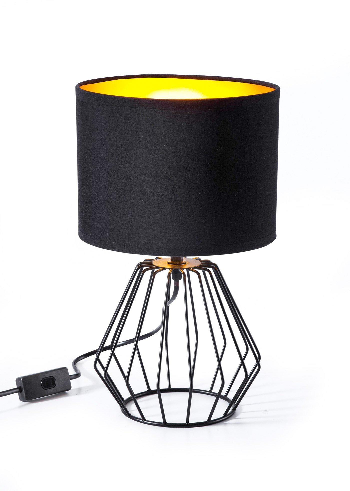Lampe avec pied en métal