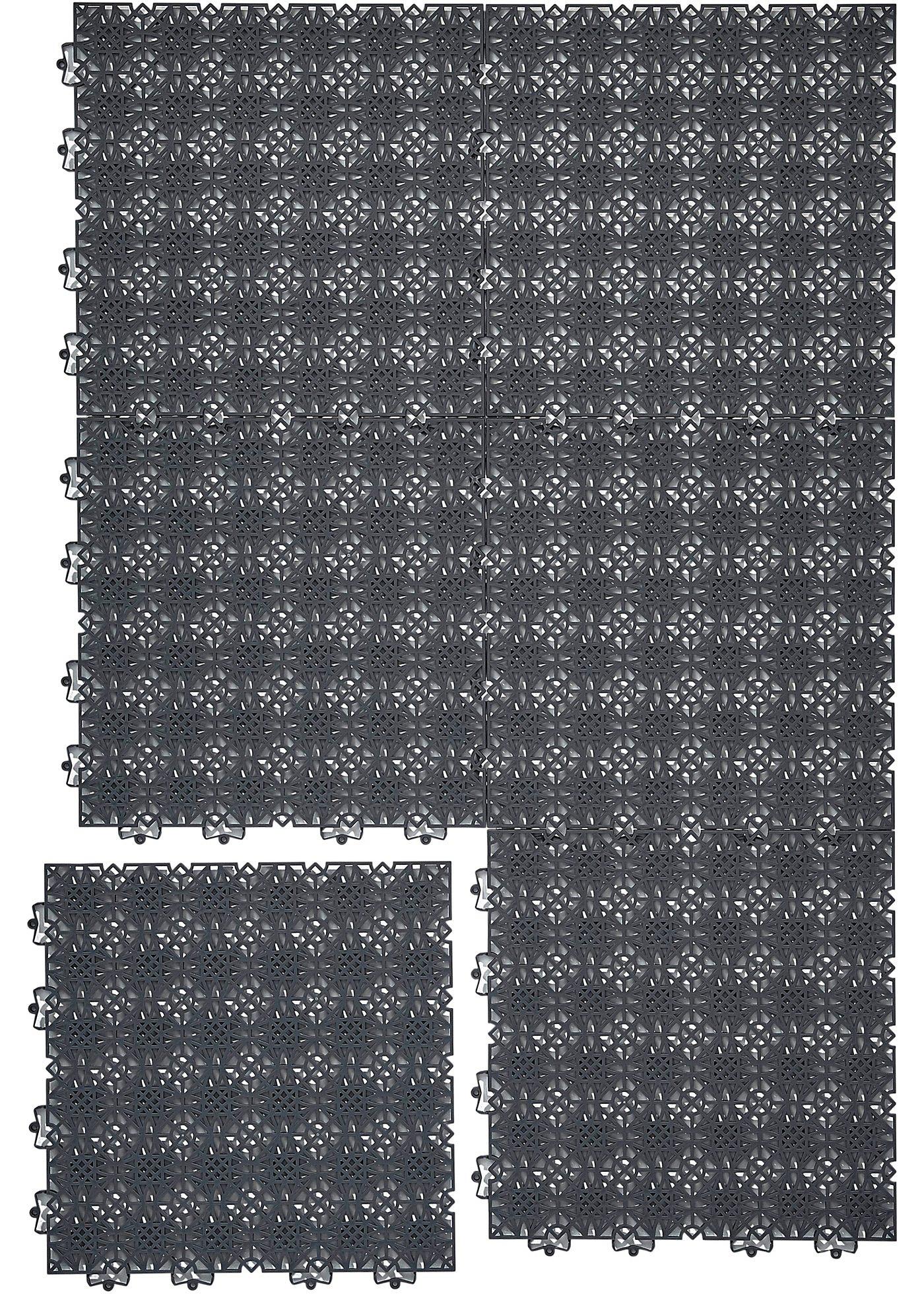 Dalles en synthétique à clipser