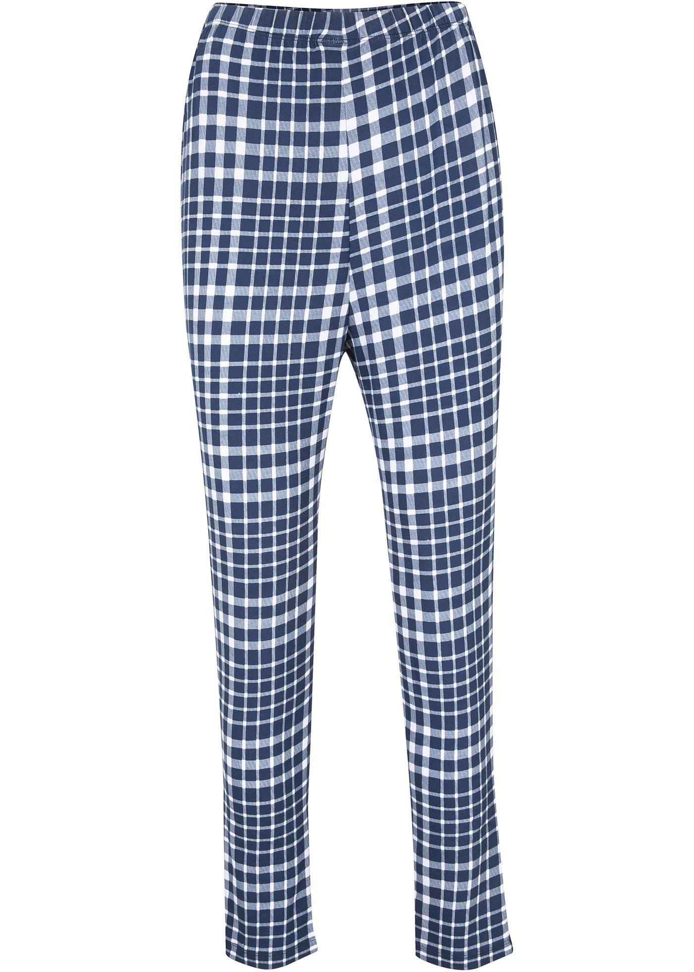 Legging à carreaux avec taille élastique confortable