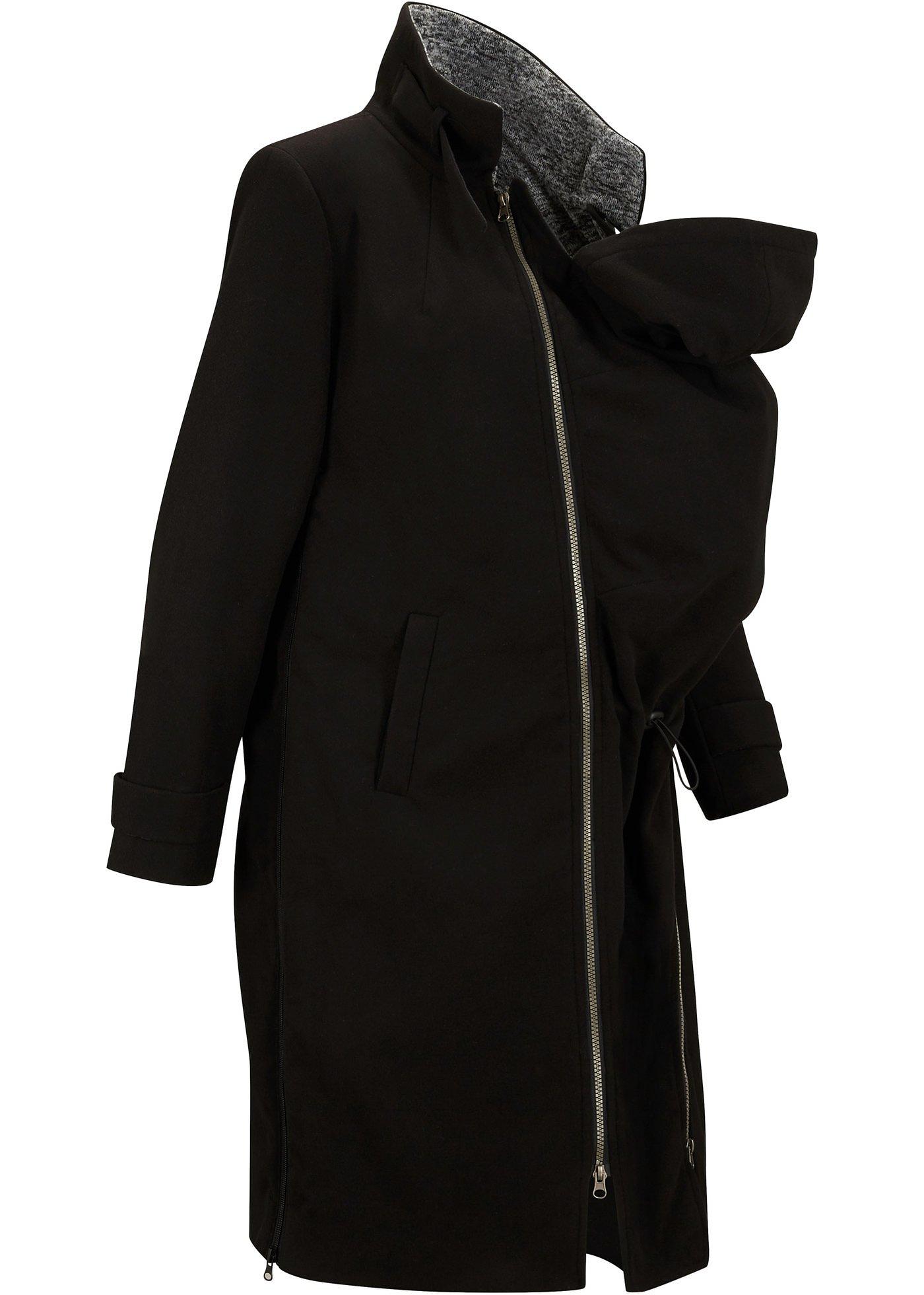 Manteau de grossesse et de portage en imitation laine