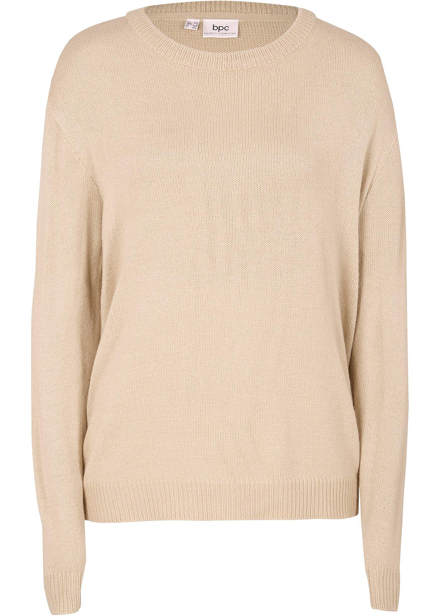 Pull en maille avec encolure ronde