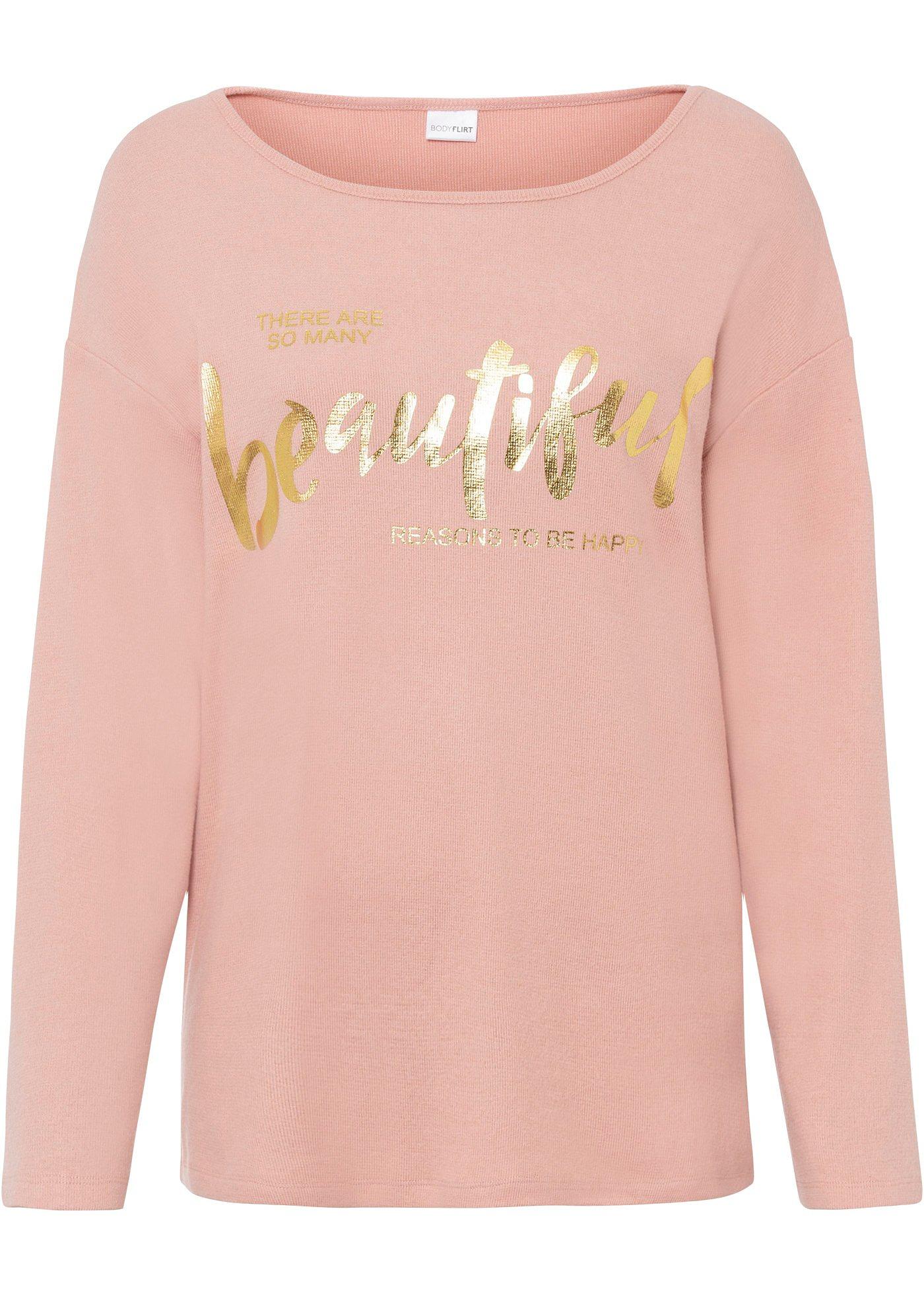 T-shirt douillet avec inscription