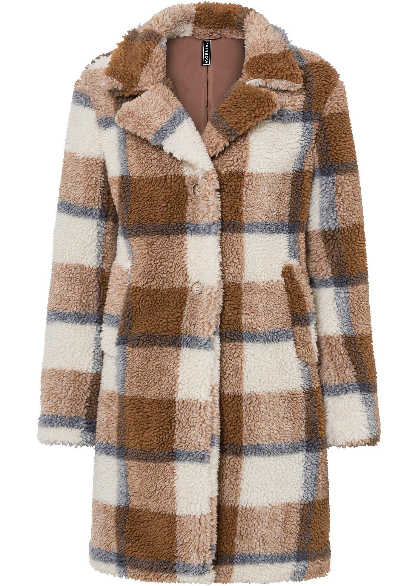 Manteau en fourrure peluche