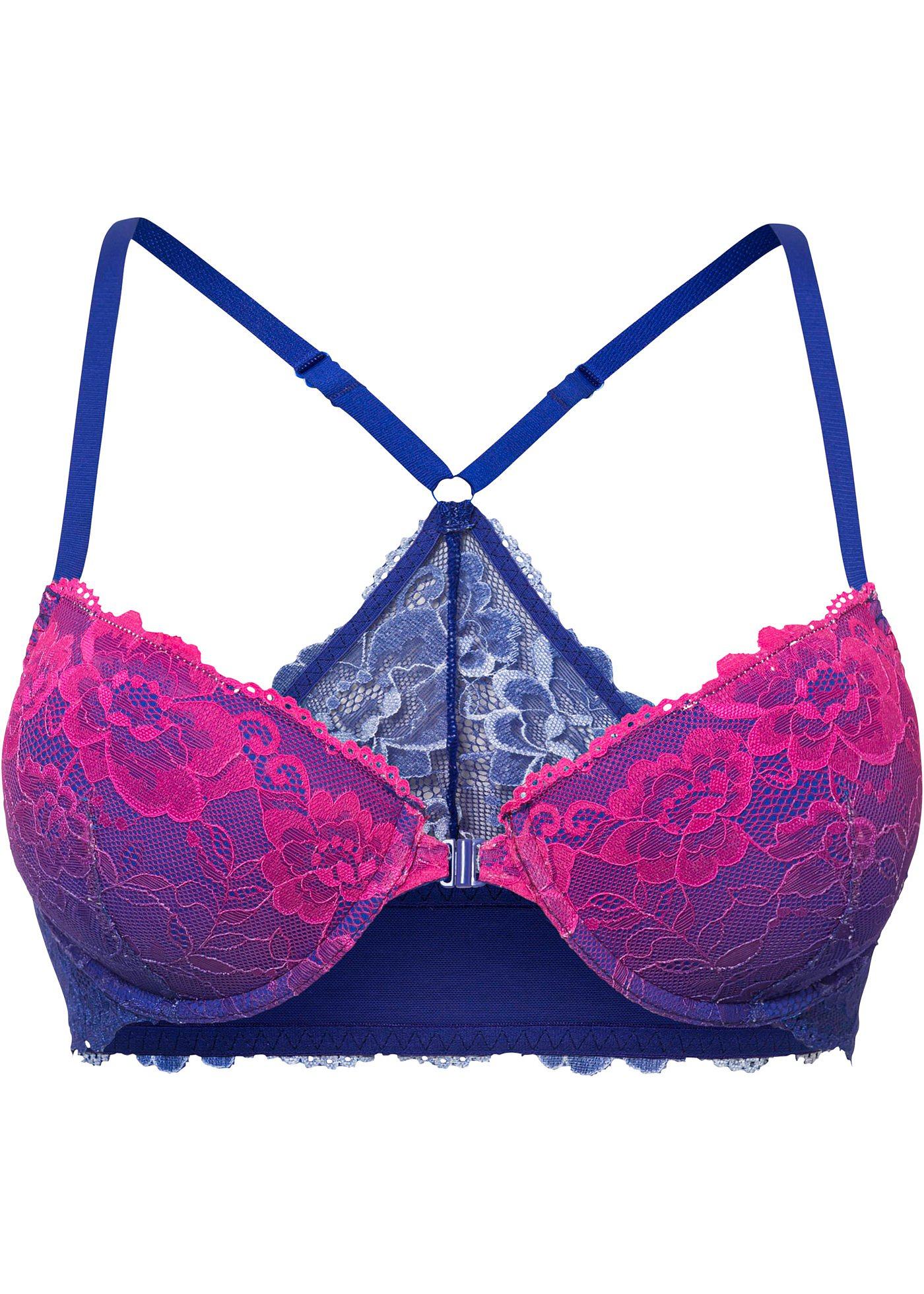 Soutien-gorge à coques et armatures fermeture devant