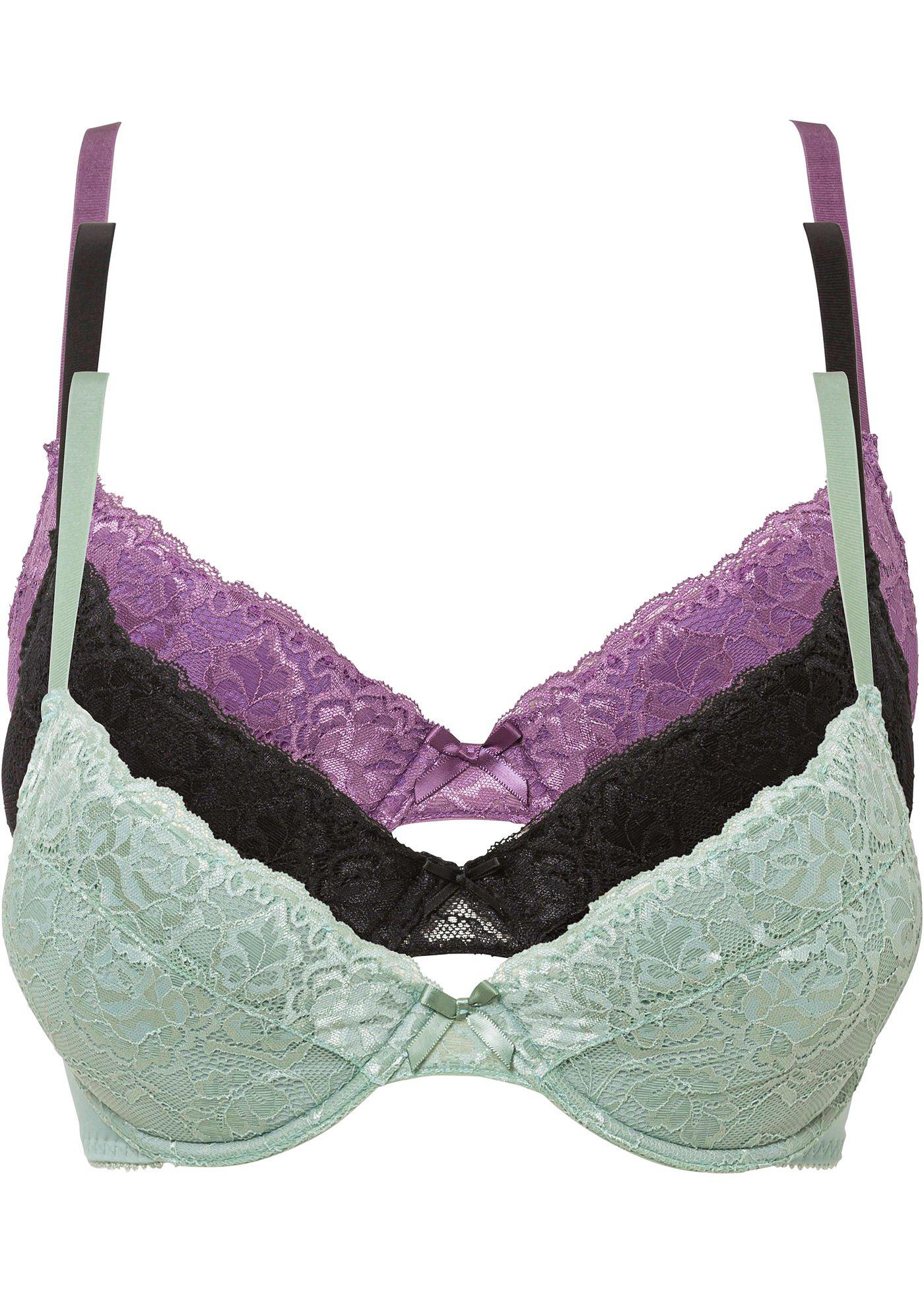 Lot de 3 soutiens-gorge push-up