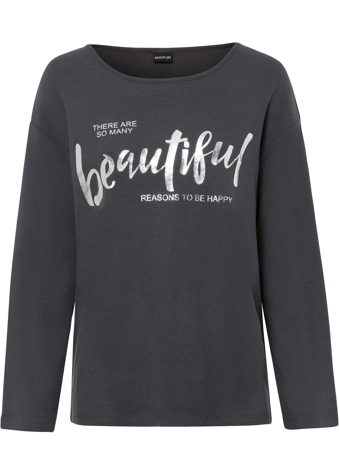 T-shirt douillet avec inscription