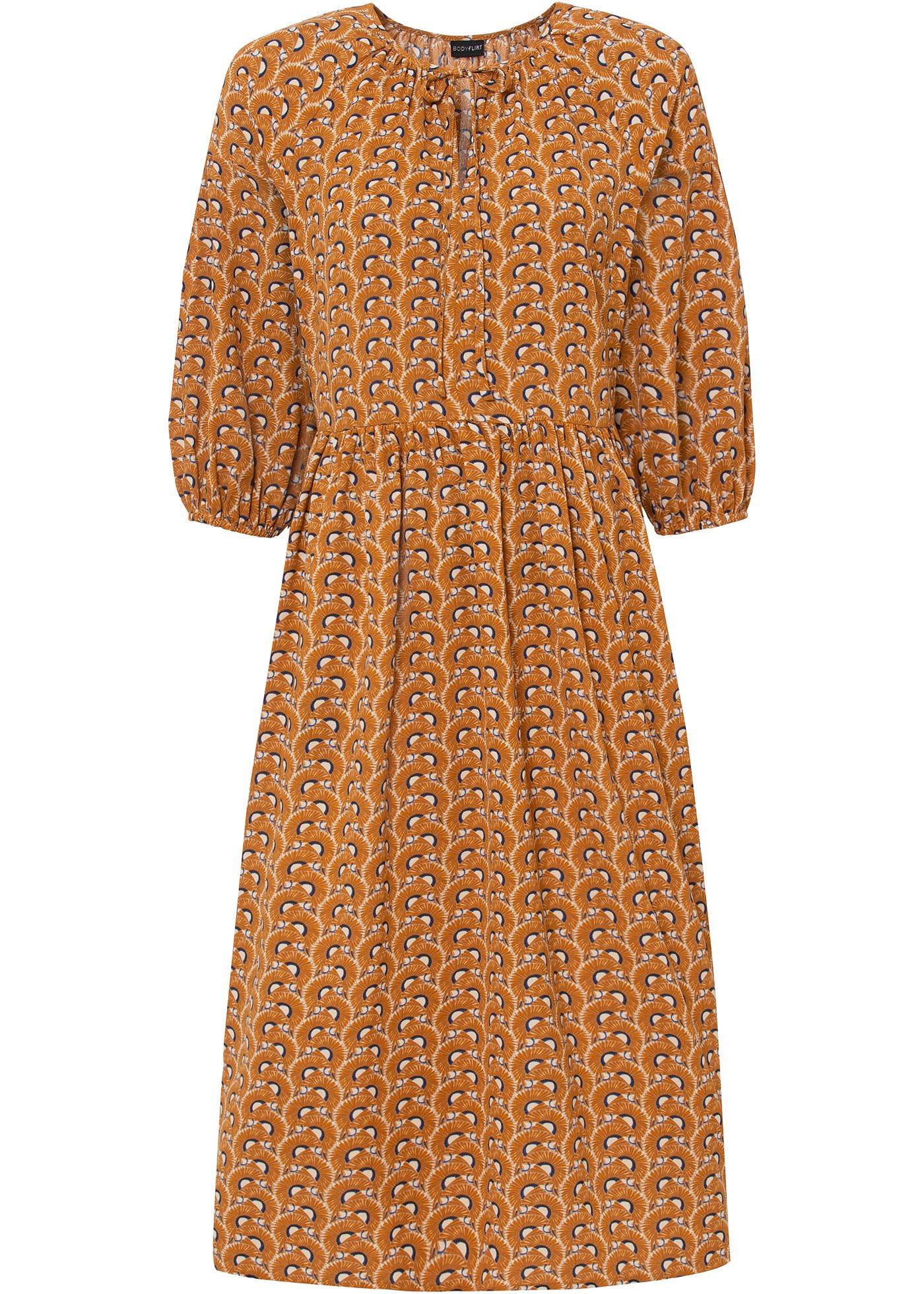 Robe-chemise avec lien à nouer