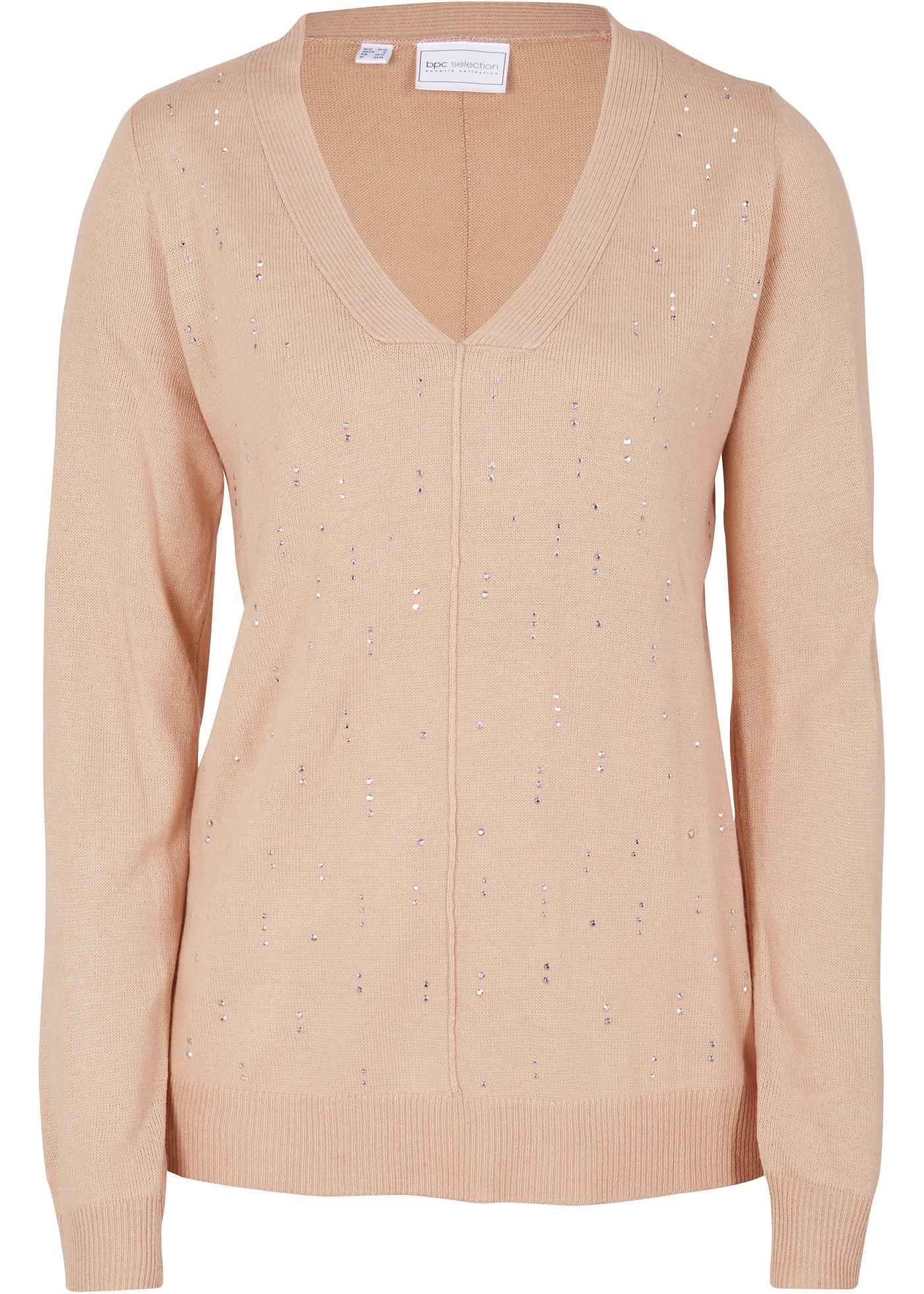 Pull en fine maille avec éléments brillants