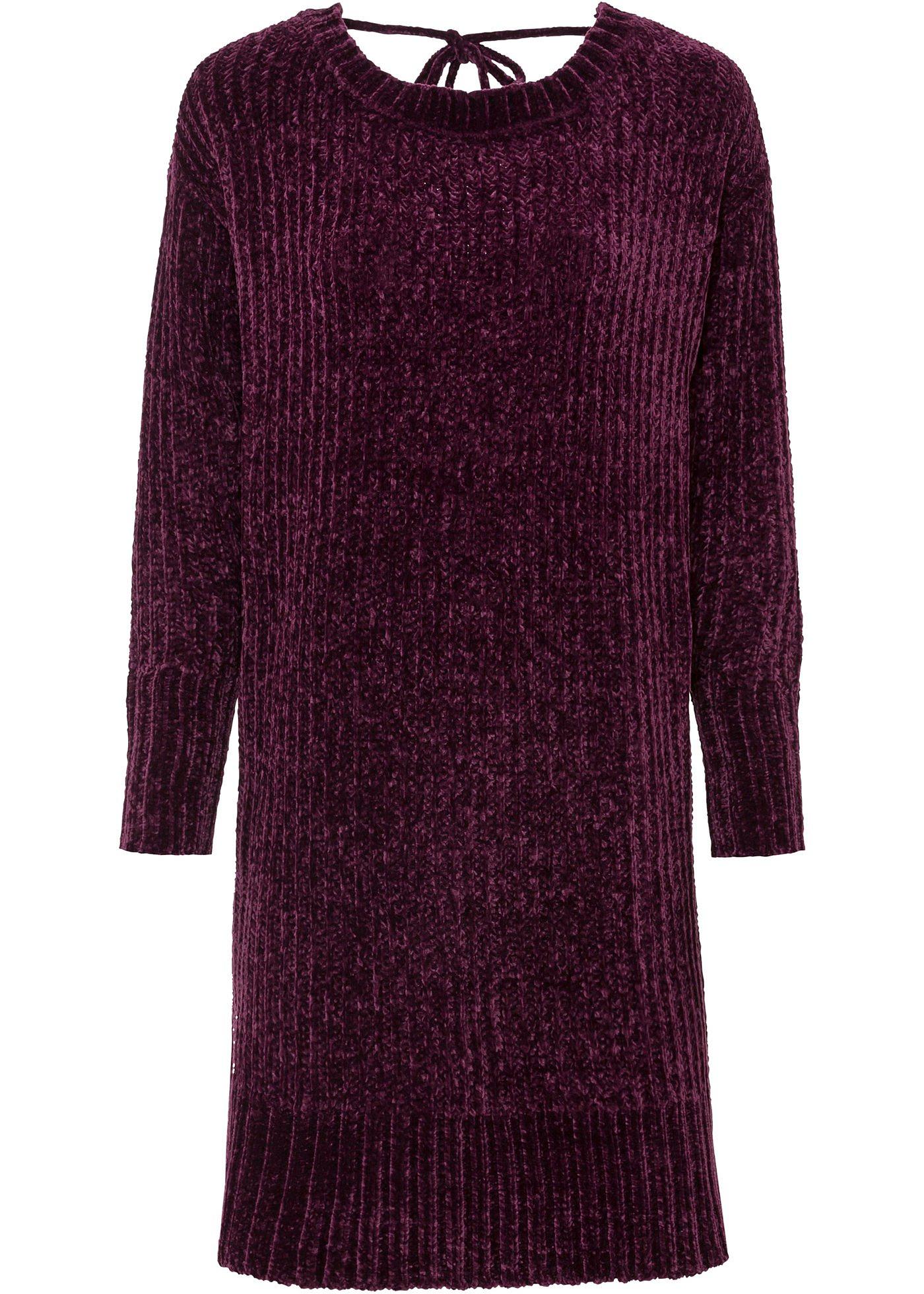 Robe en maille chenille