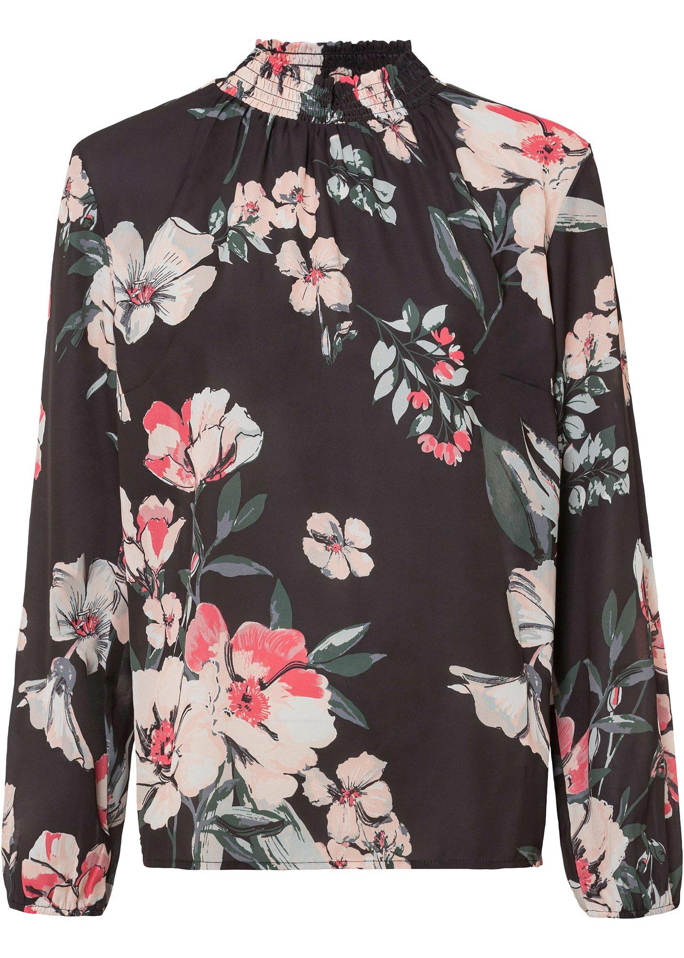 Blouse en chiffon avec polyester recyclé