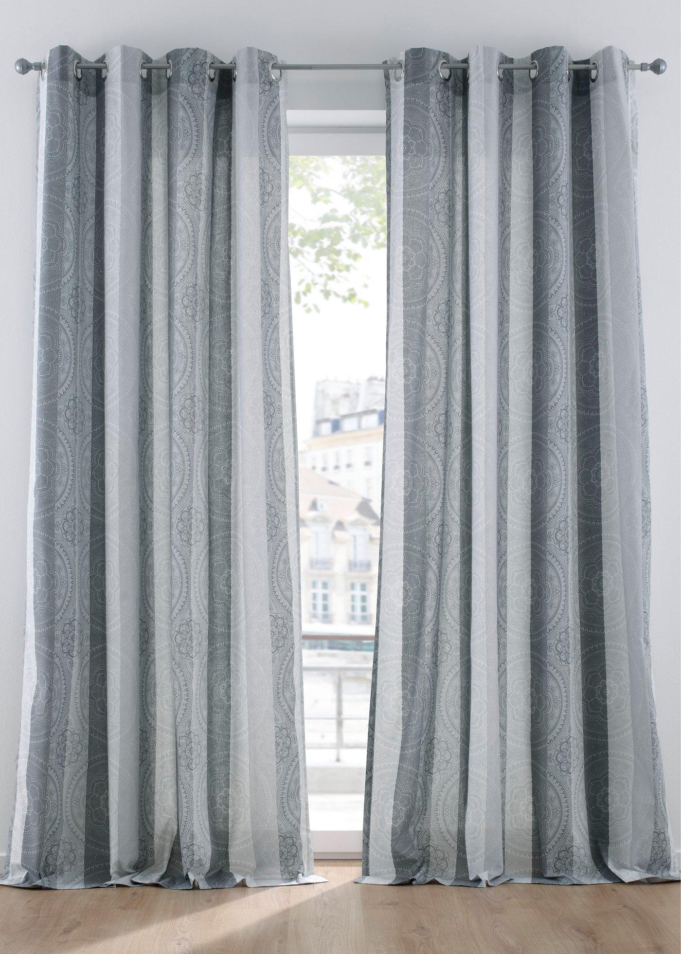 Panneau opaque à rayures (1 pce.)