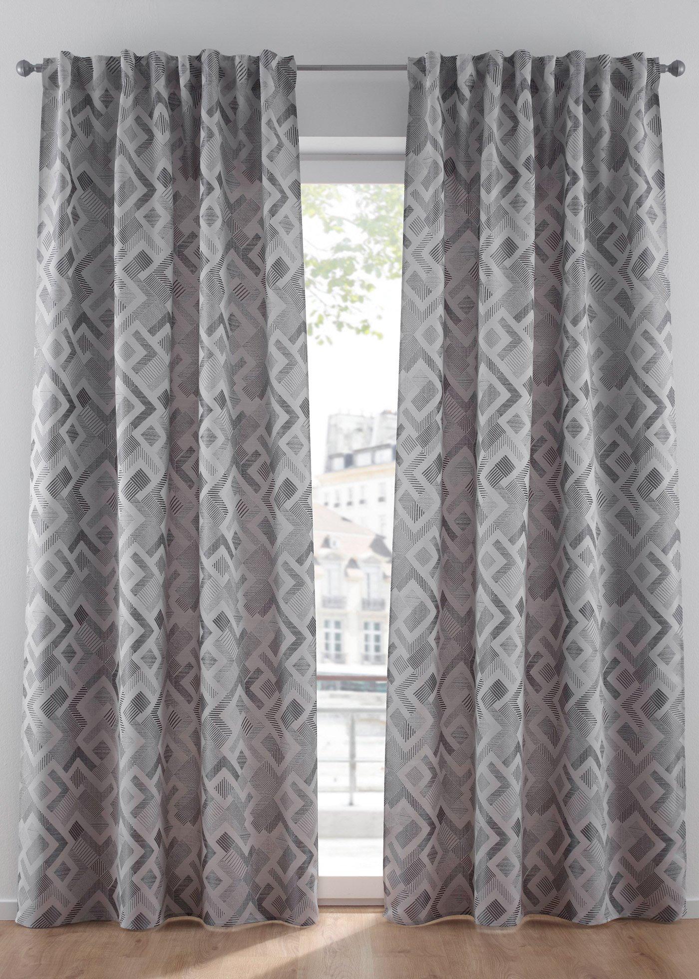 Panneau en jacquard à imprimé graphique (1 pce.)