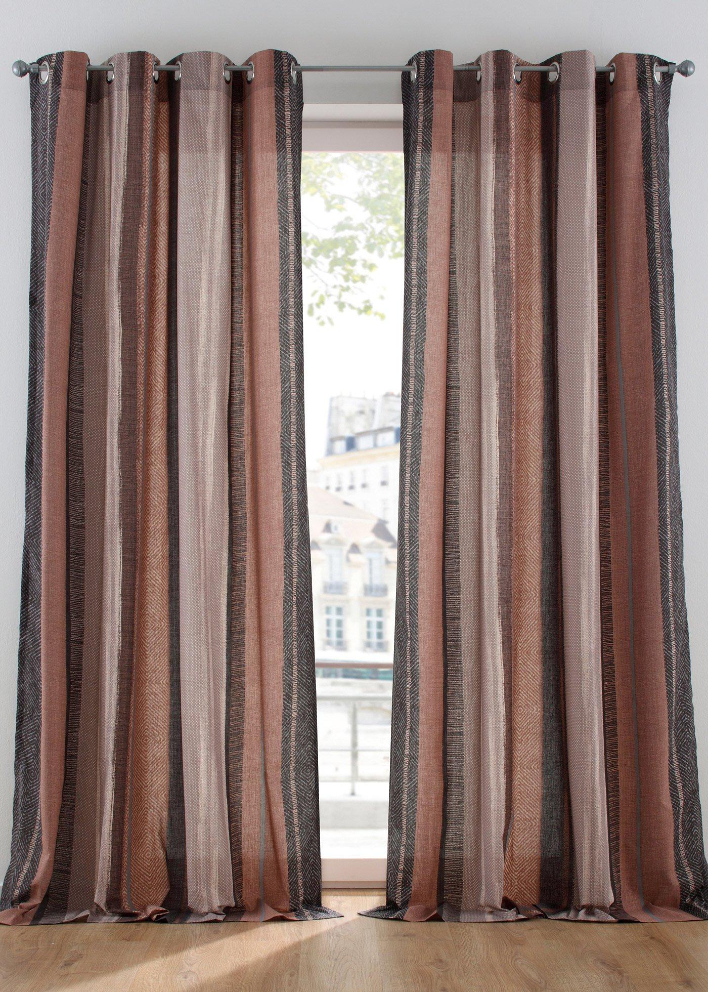 Panneau à imprimé rayures (1 pce.)