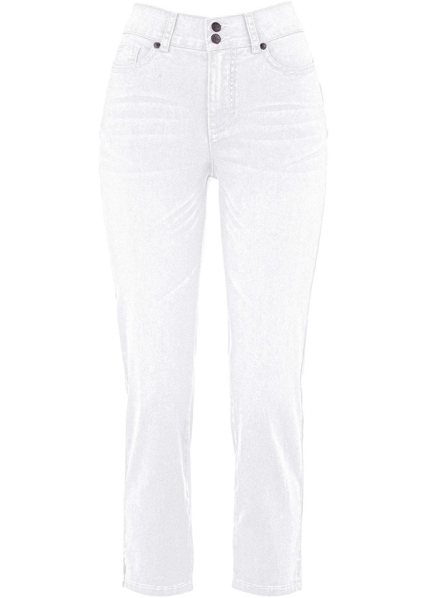 Image de Jean push-up 7/8 avec taille confortable, Slim Fit