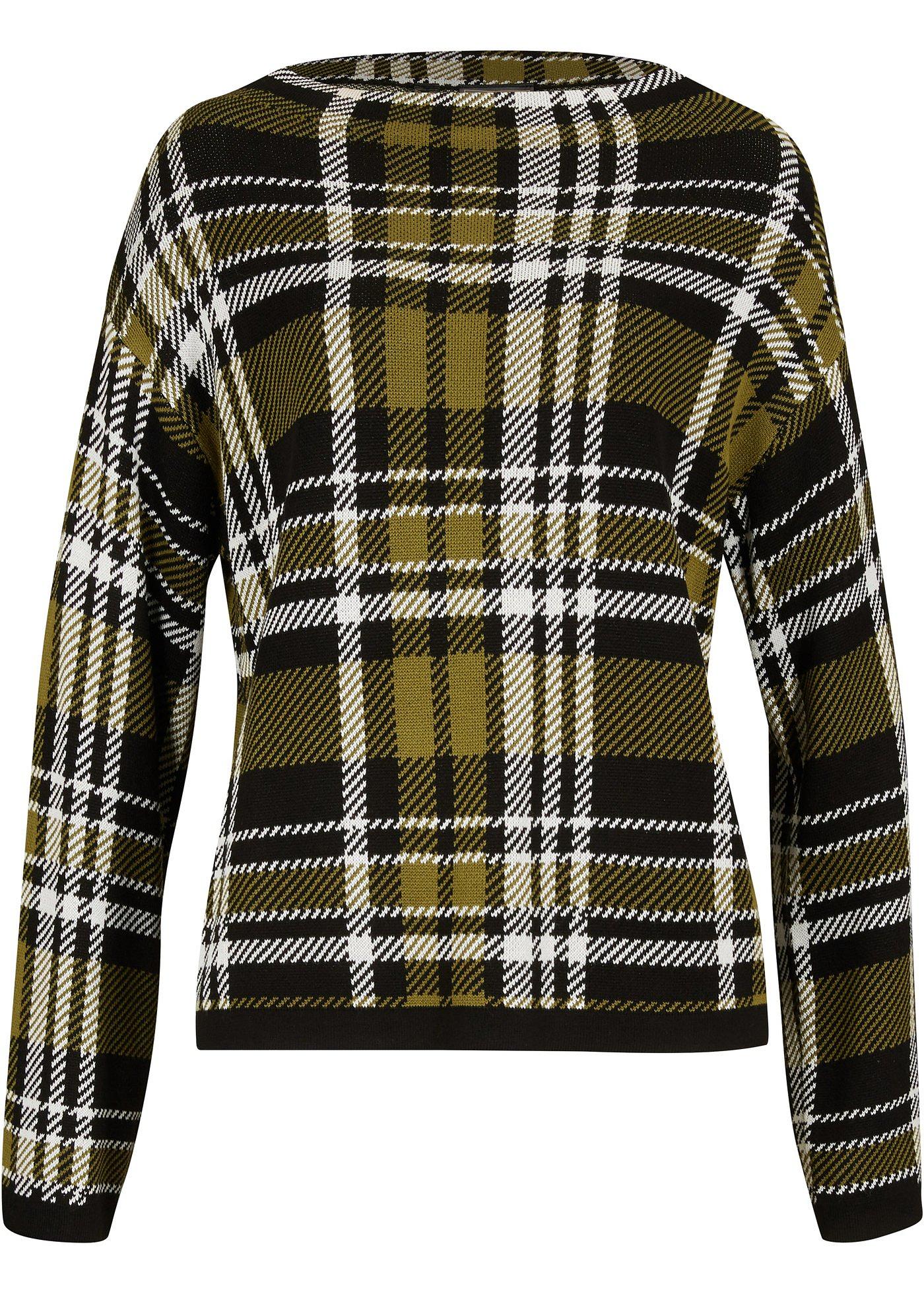 Pull jacquard en viscose durable