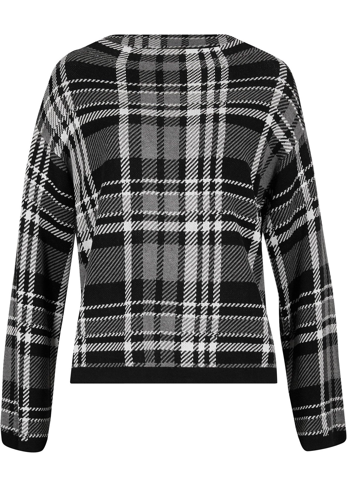 Pull jacquard en viscose durable