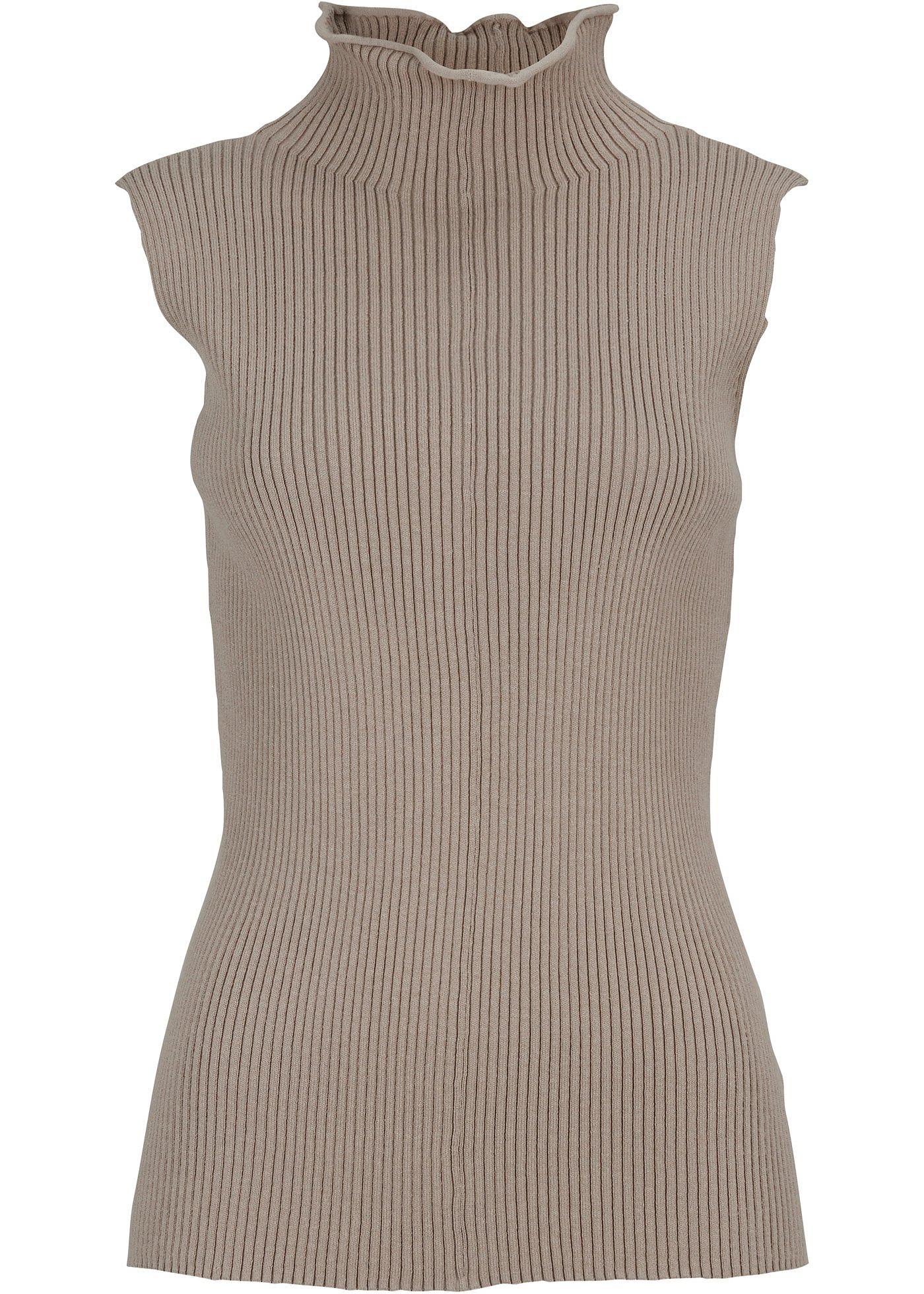 Pull col tortue sans manches