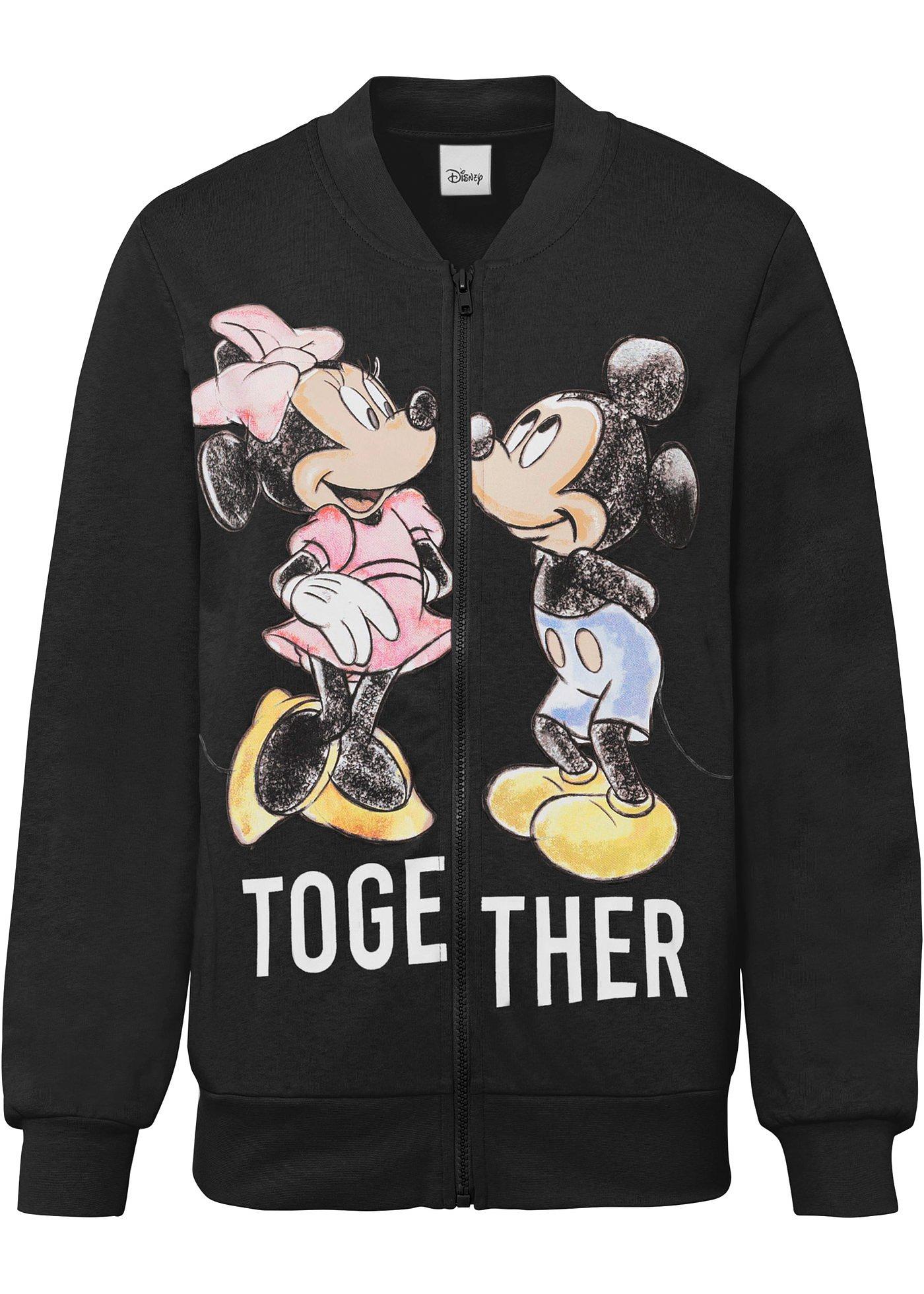 Gilet sweat avec imprimé Mickey Mouse