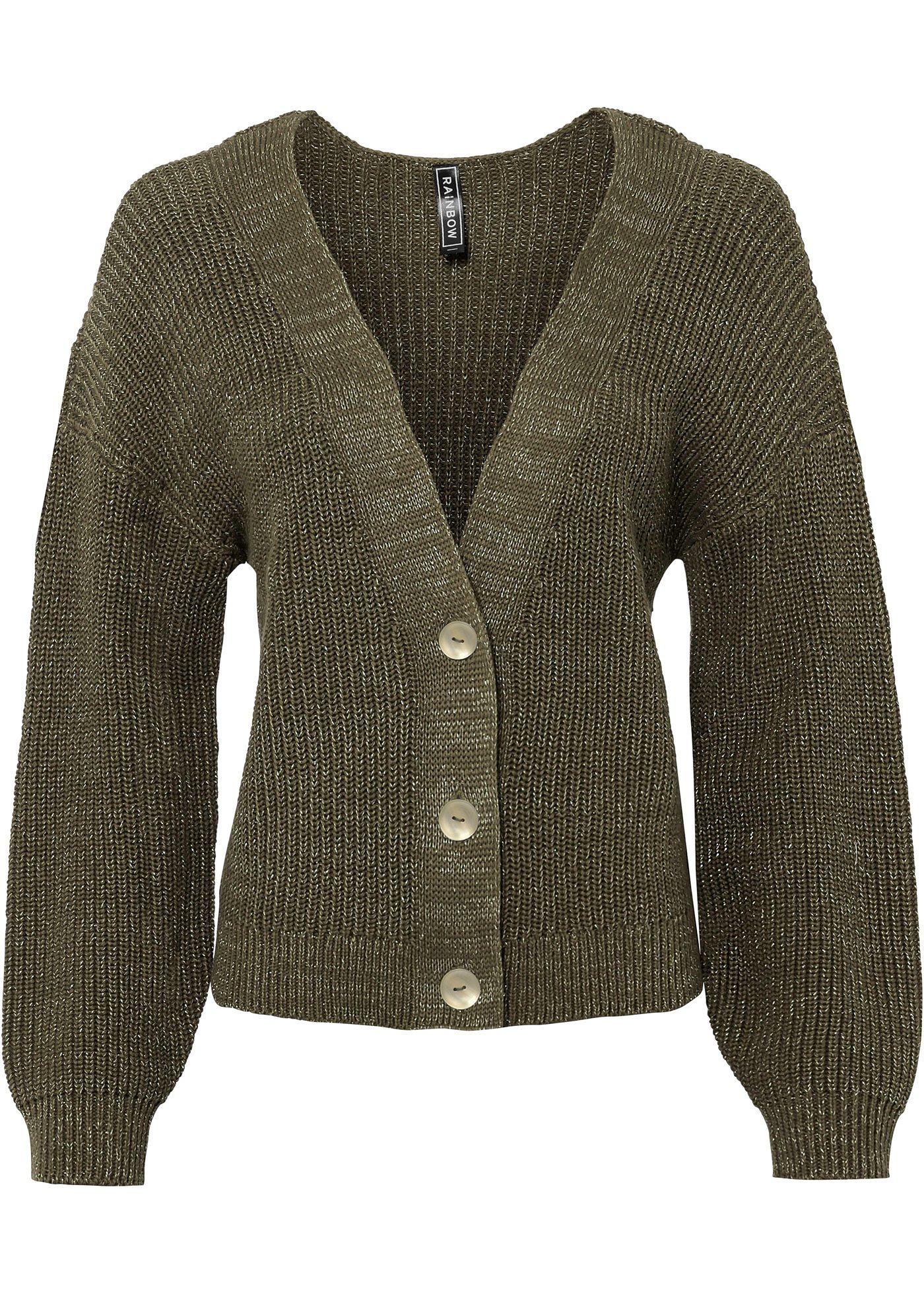 Gilet en maille avec fil lurex