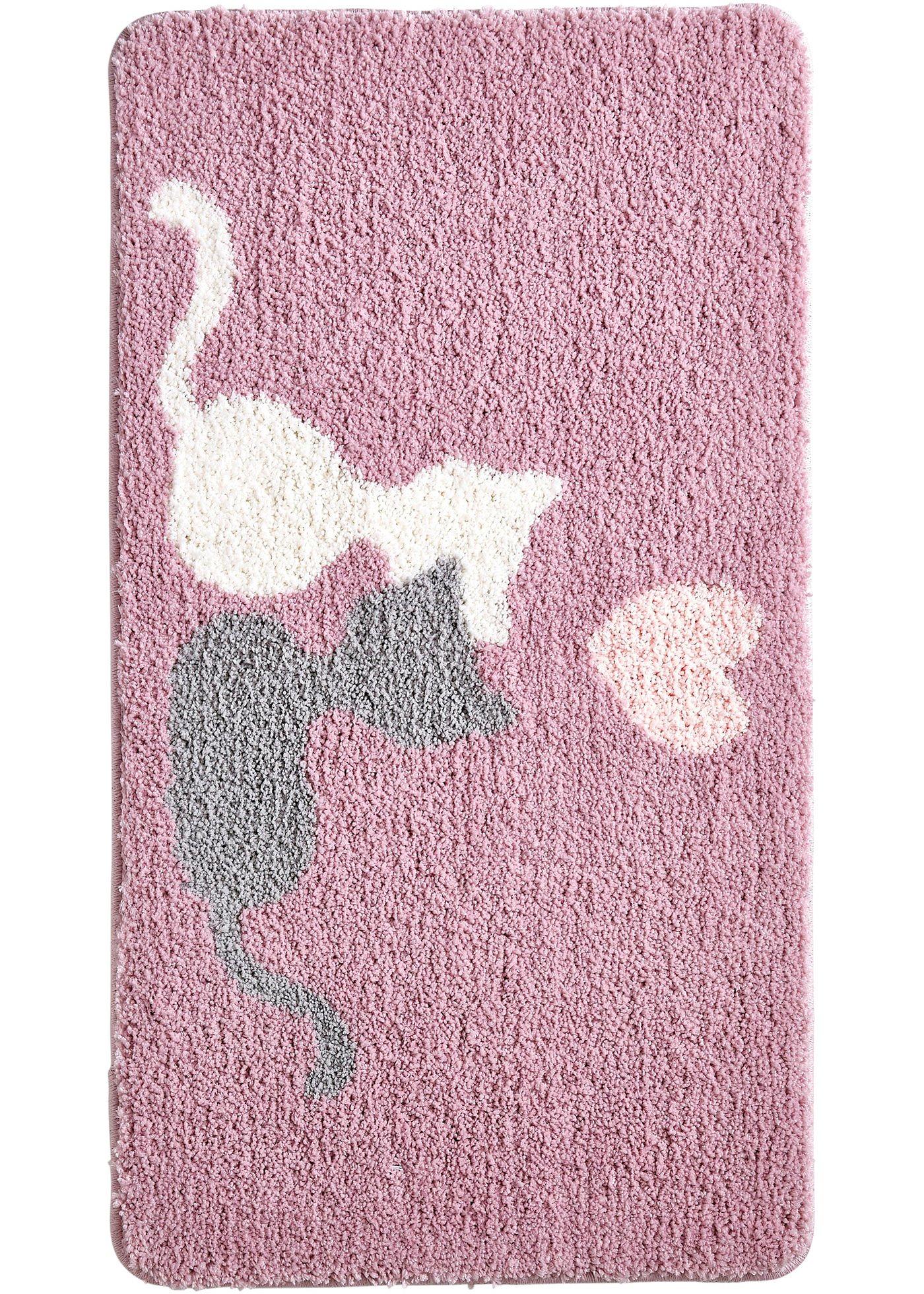 Tapis de salle de bain avec chats
