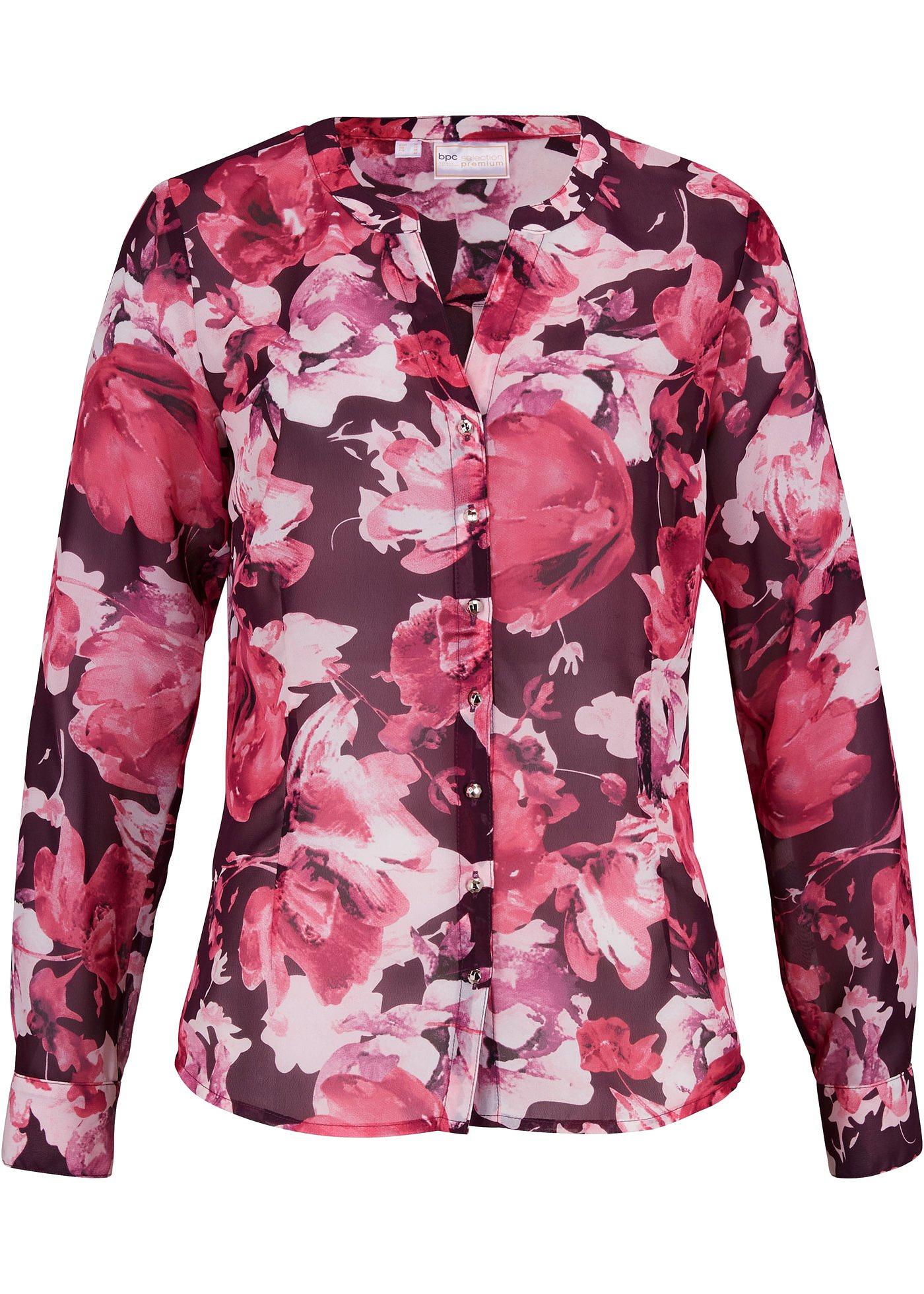 Chemisier à imprimé floral raffiné