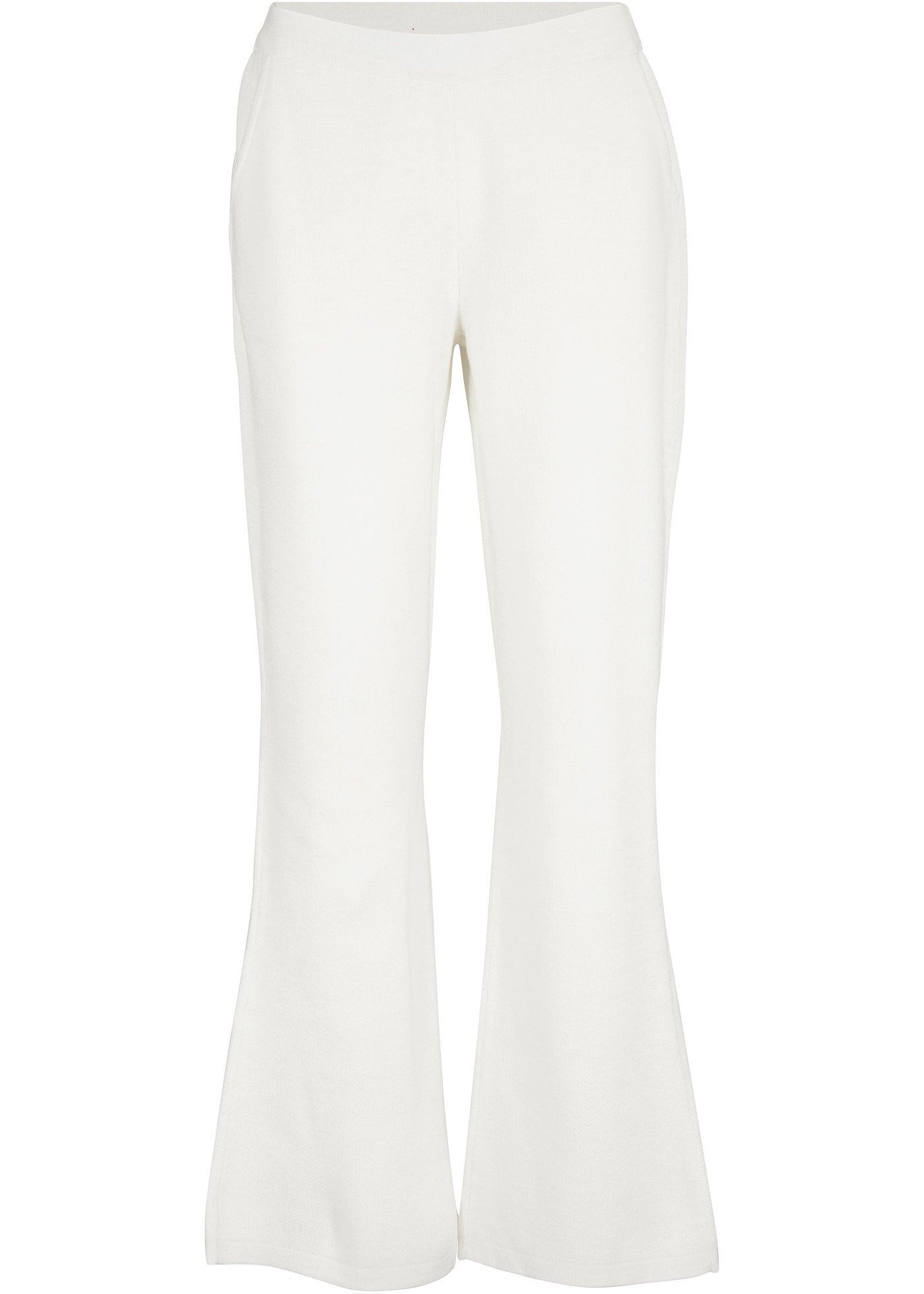 Pantalon en fine maille, Flared