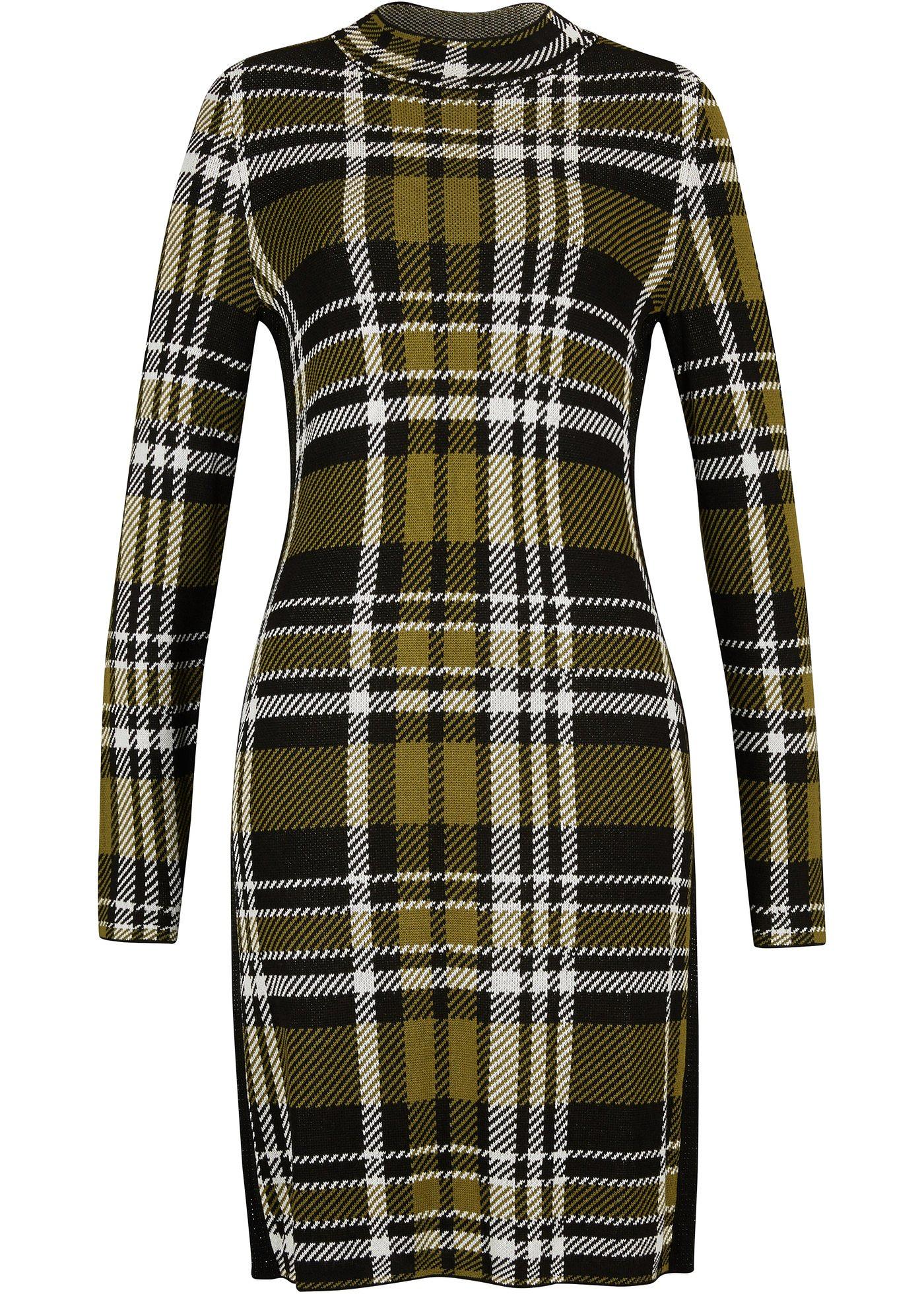 Robe en maille en viscose durable avec petits éléments brillants