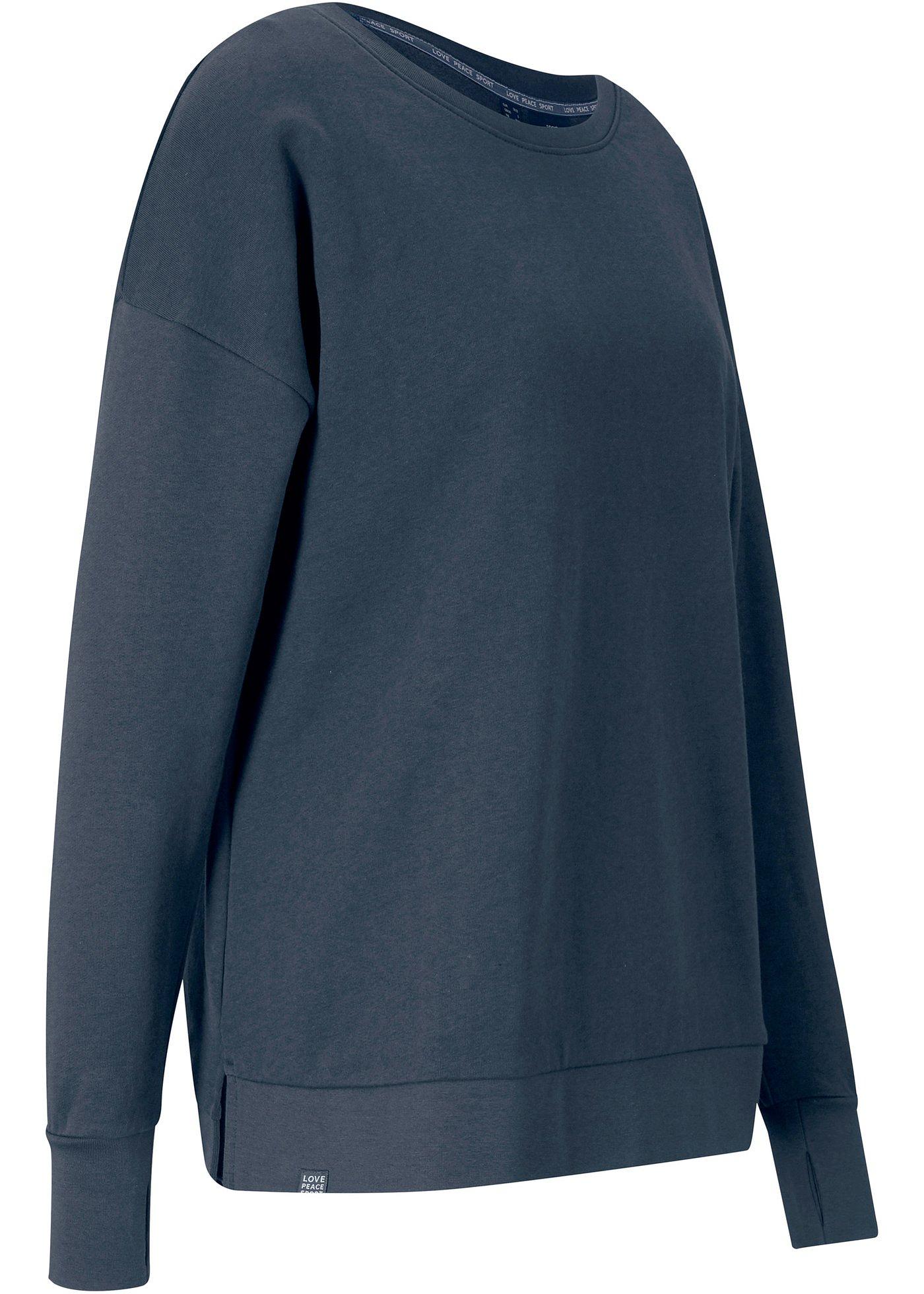 Sweat-shirt avec coton bio, manches longues