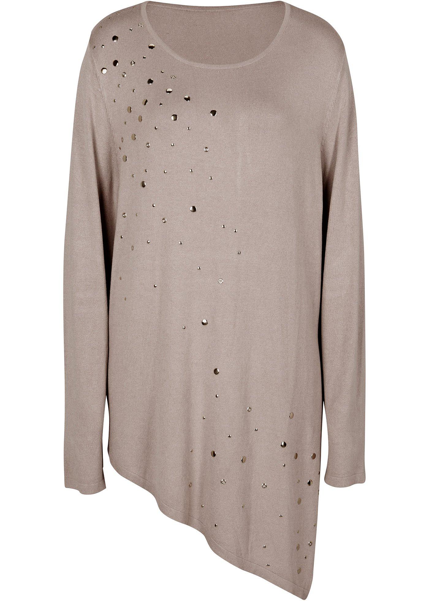 Pull asymétrique en viscose durable