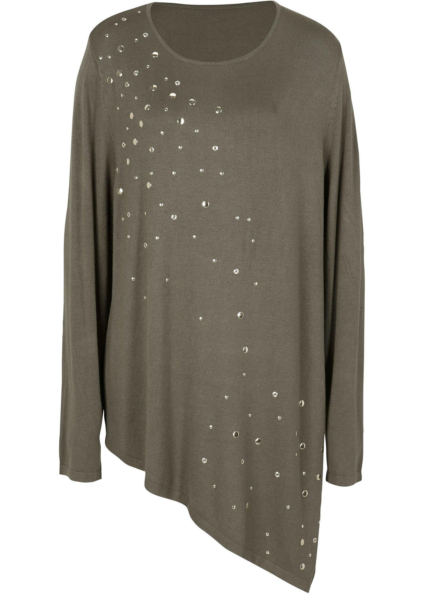 Pull asymétrique en viscose durable