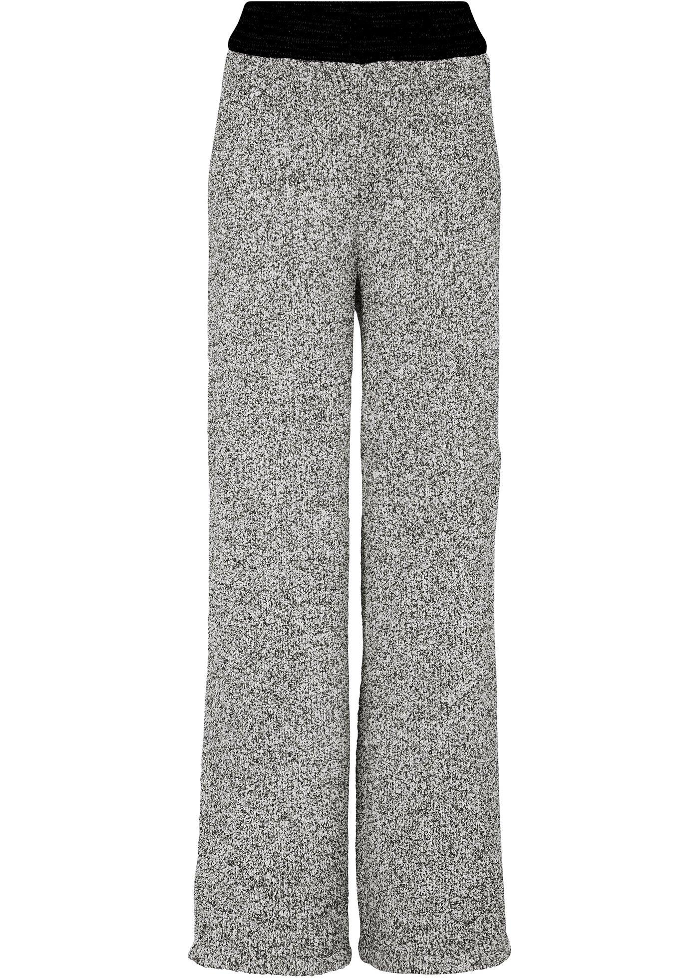 Pantalon polaire avec jambes larges et taille extra large