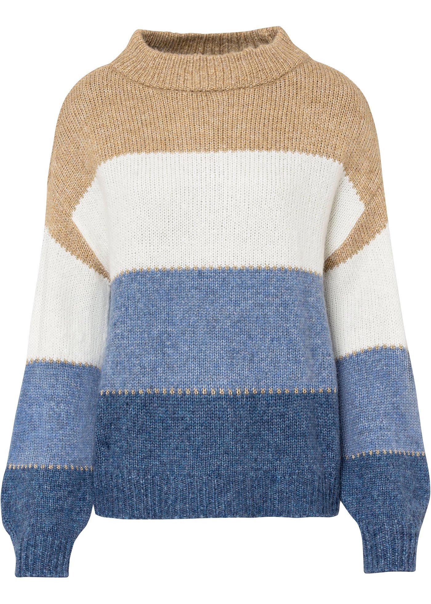 Pull avec fil brillant