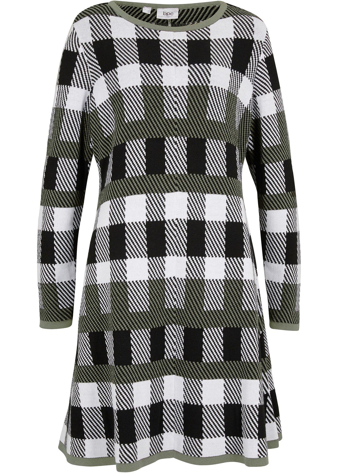 Robe en maille avec coton recyclé