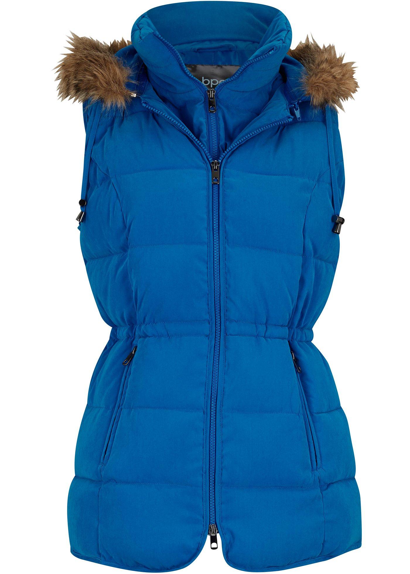 Gilet sans manches outdoor à capuche en style double épaisseur