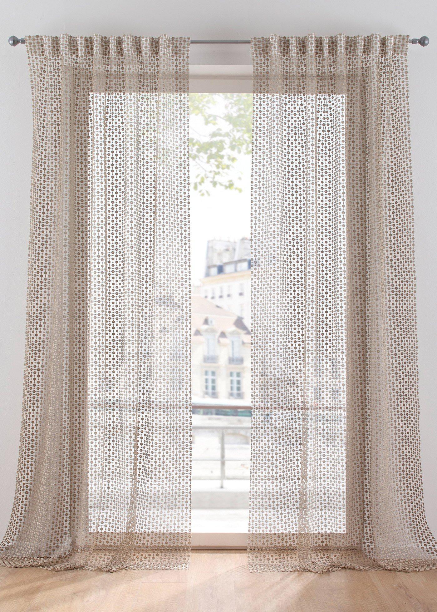 Voilage jacquard (1 pce.)