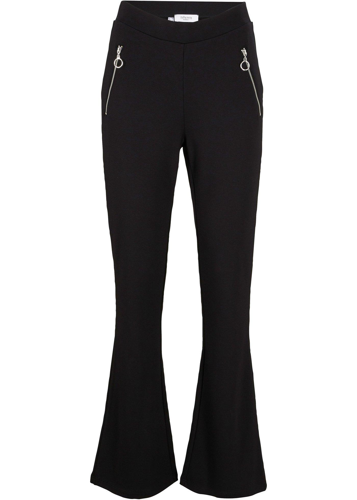 Pantalon en Punto di Roma avec jambes évasées Maite Kelly