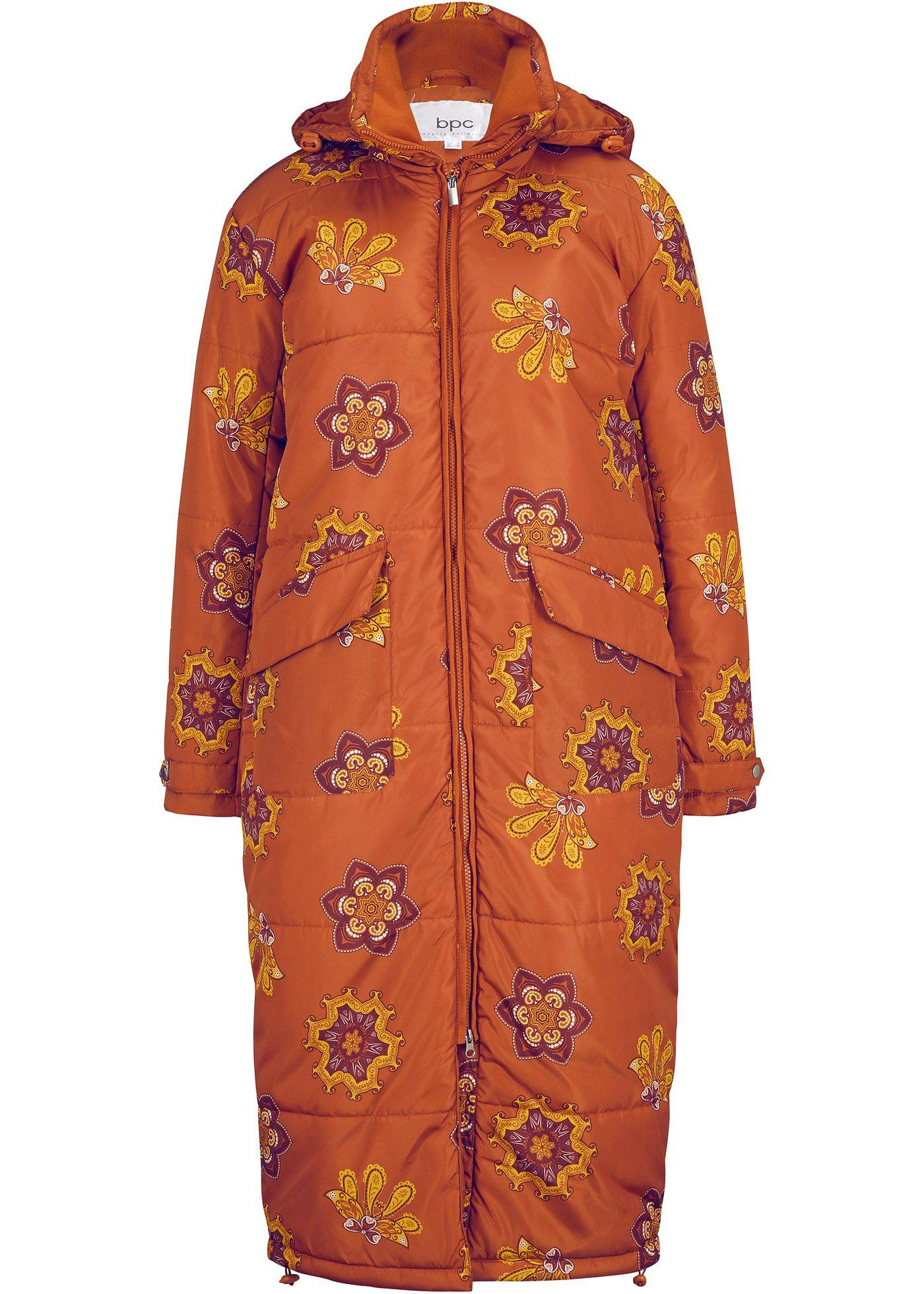 Manteau matelassé en forme de O avec capuche