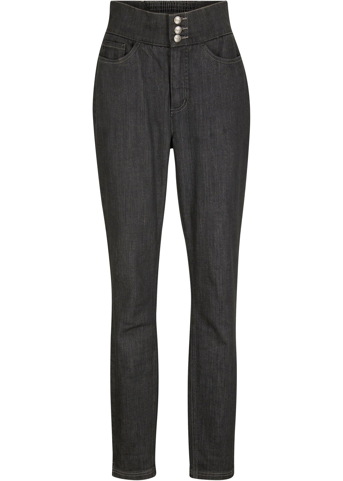 Jegging Skinny taille haute avec large empiècement, Straight