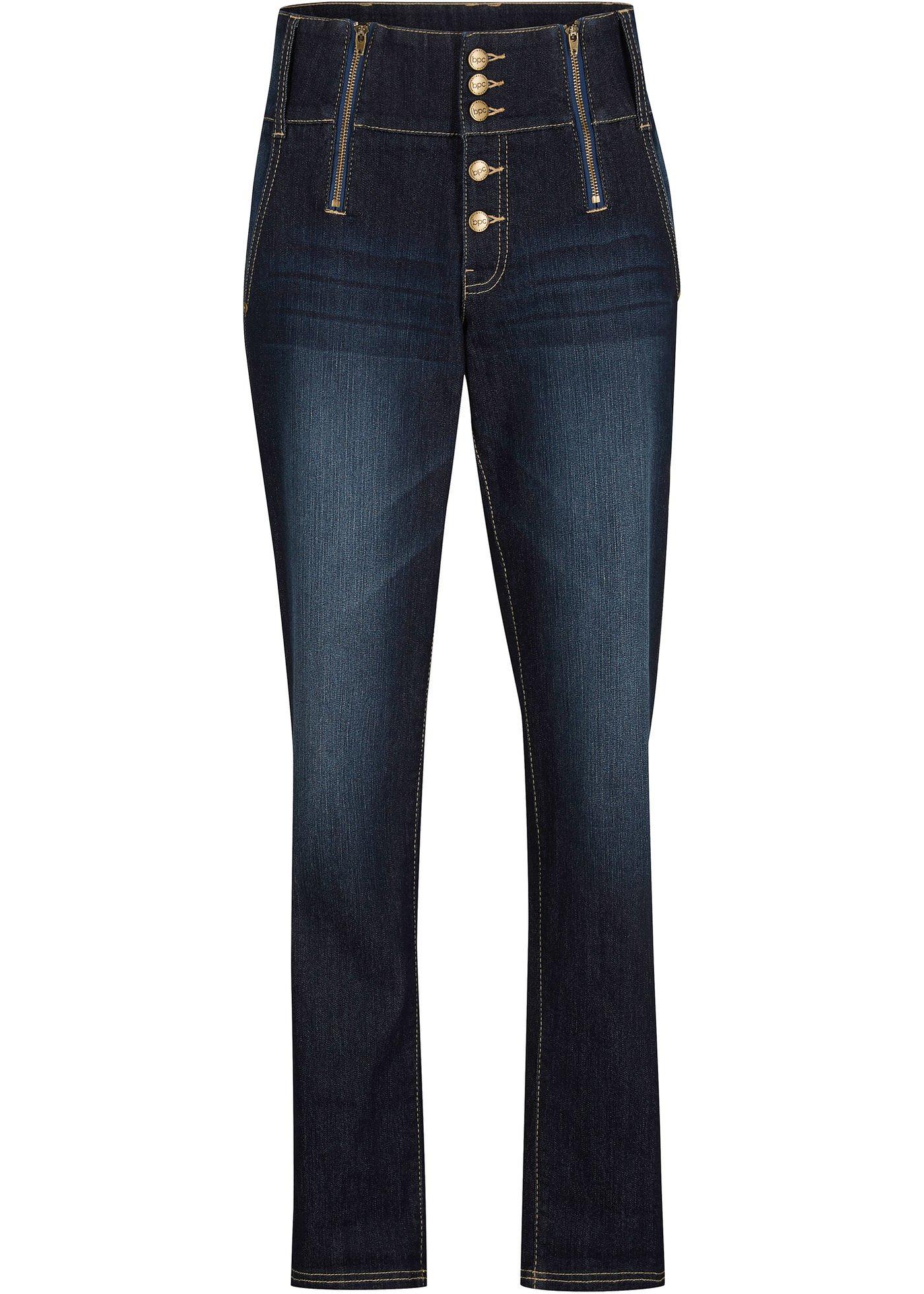 Jean avec zips et taille confortable