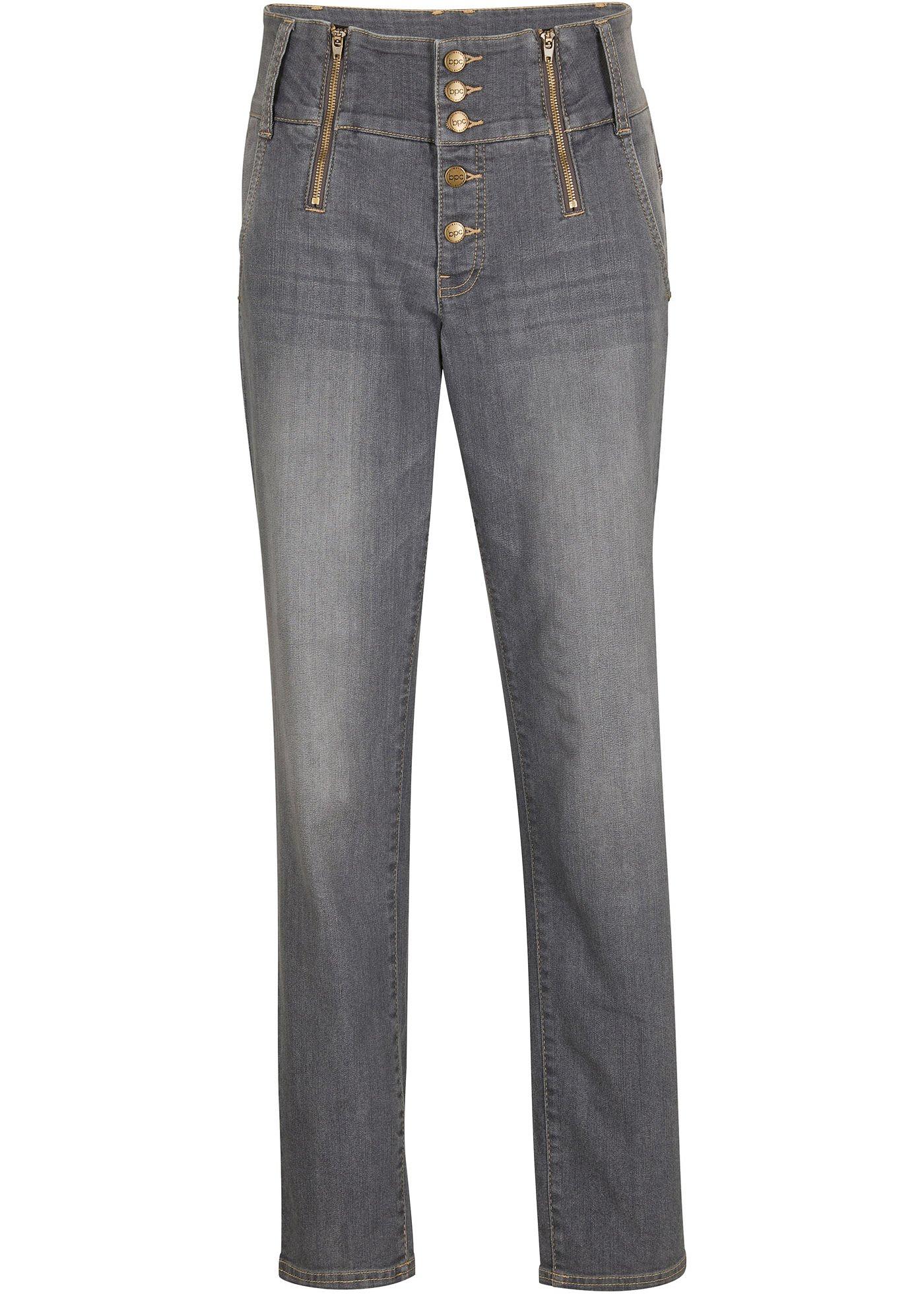 Jean avec zips et taille confortable