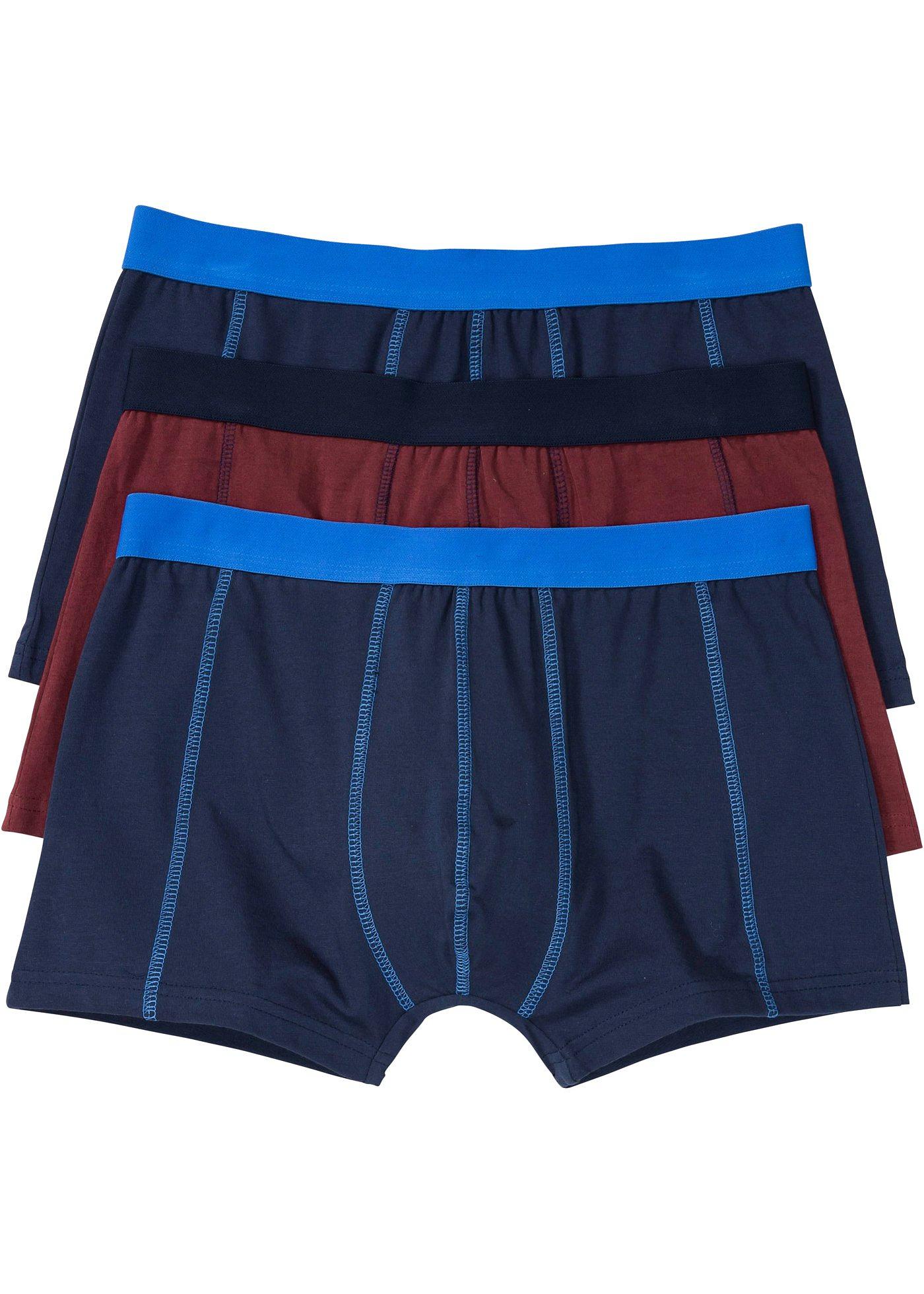 Lot de 3 boxers avec coton bio