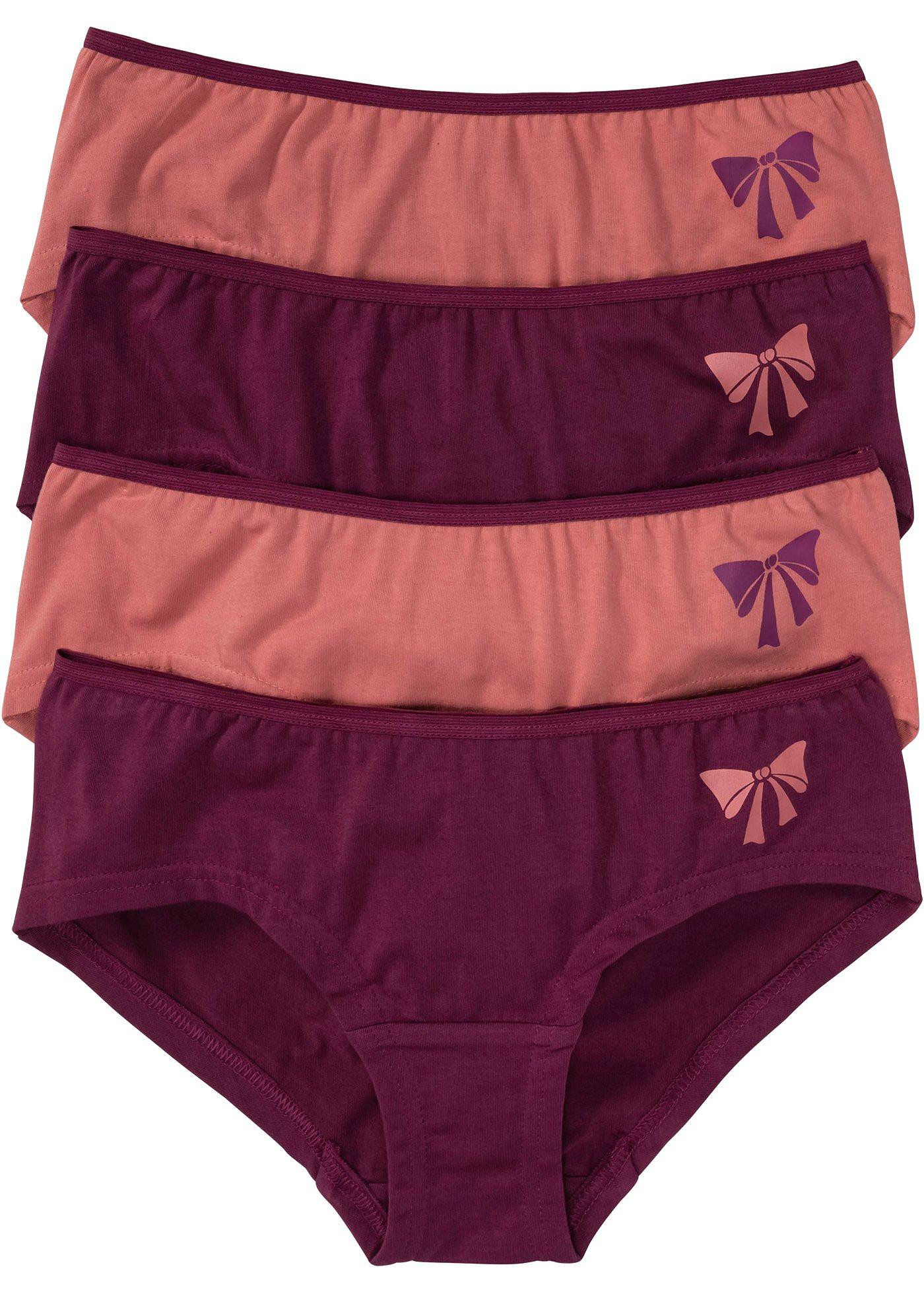 Lot de 4 culottes avec coton bio